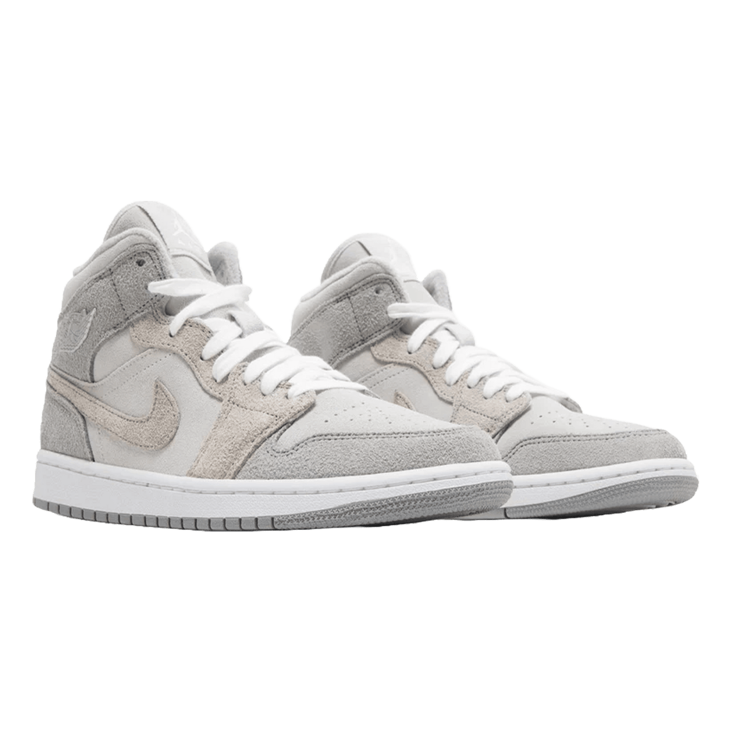 Nike Air Jordan 1 Mid SE Particle Grey (W) Side