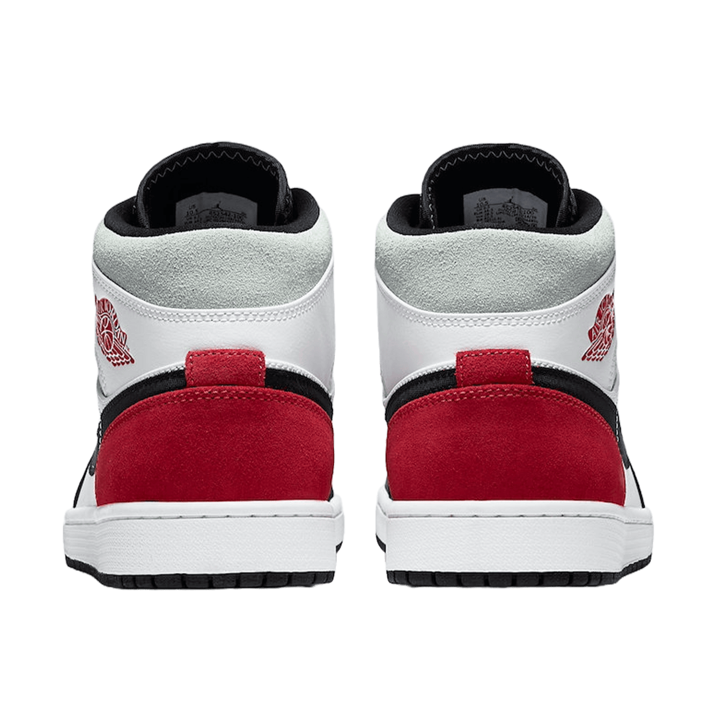 Nike Air Jordan 1 Mid SE Red Black Toe Back