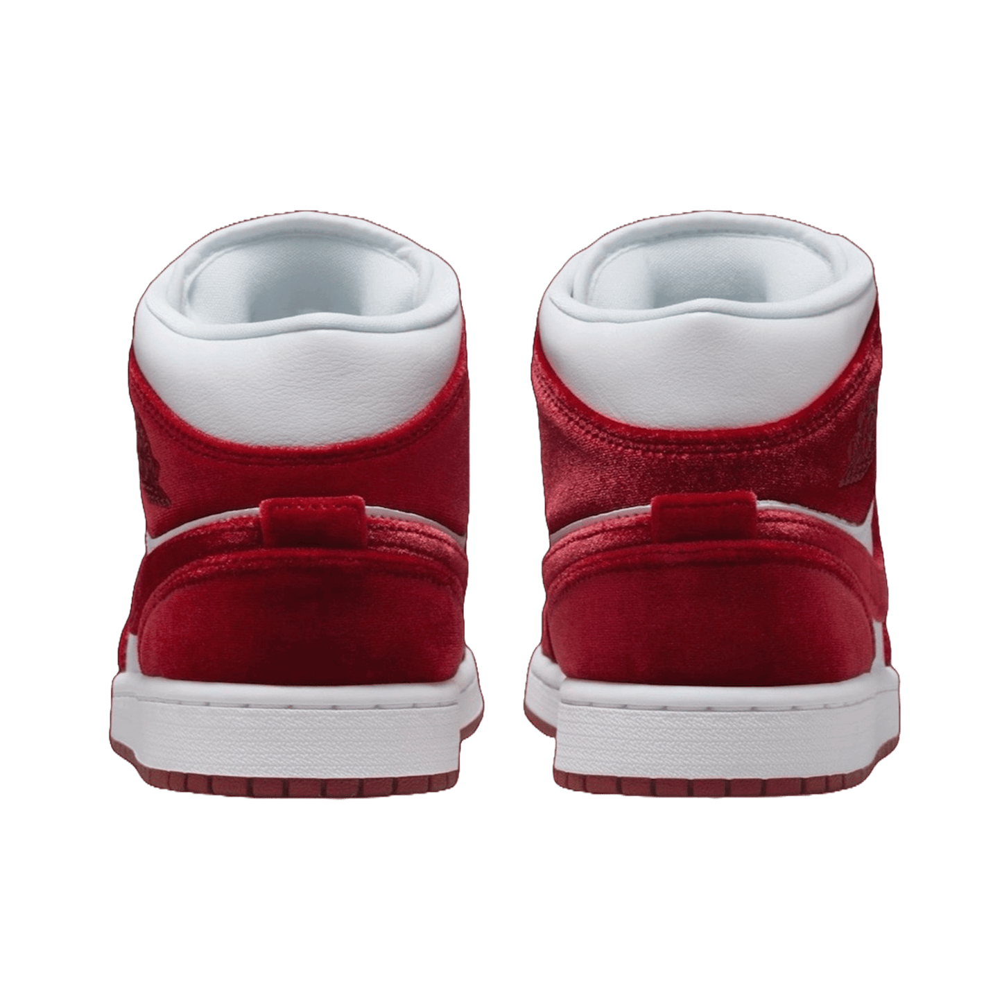Nike Air Jordan 1 Mid SE Red Velvet (W) Back