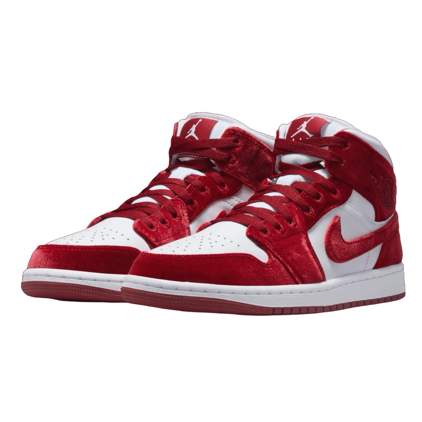 Nike Air Jordan 1 Mid SE Red Velvet (W) Side