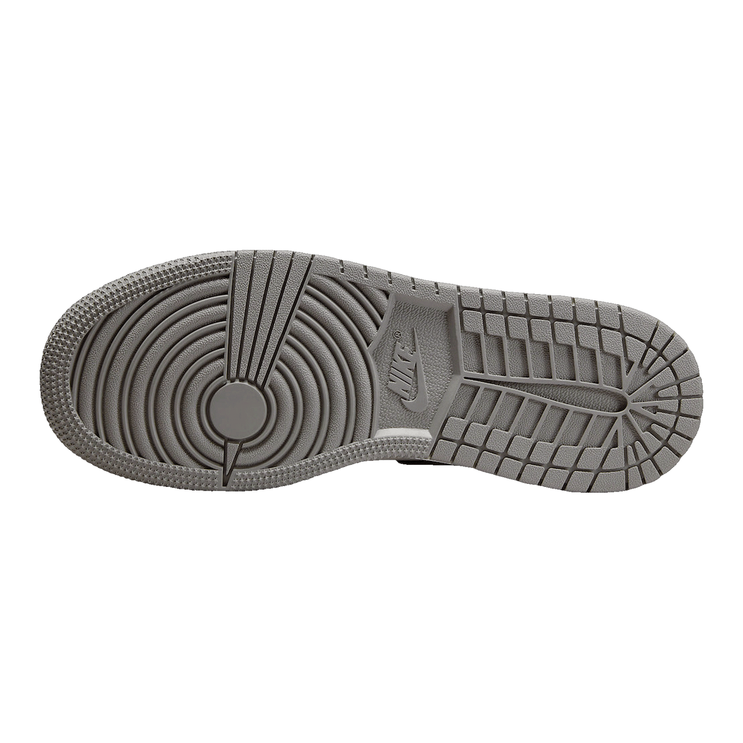 Nike Air Jordan 1 Mid SE Sail Metallic Gold Flat Pewter (GS) Sohle