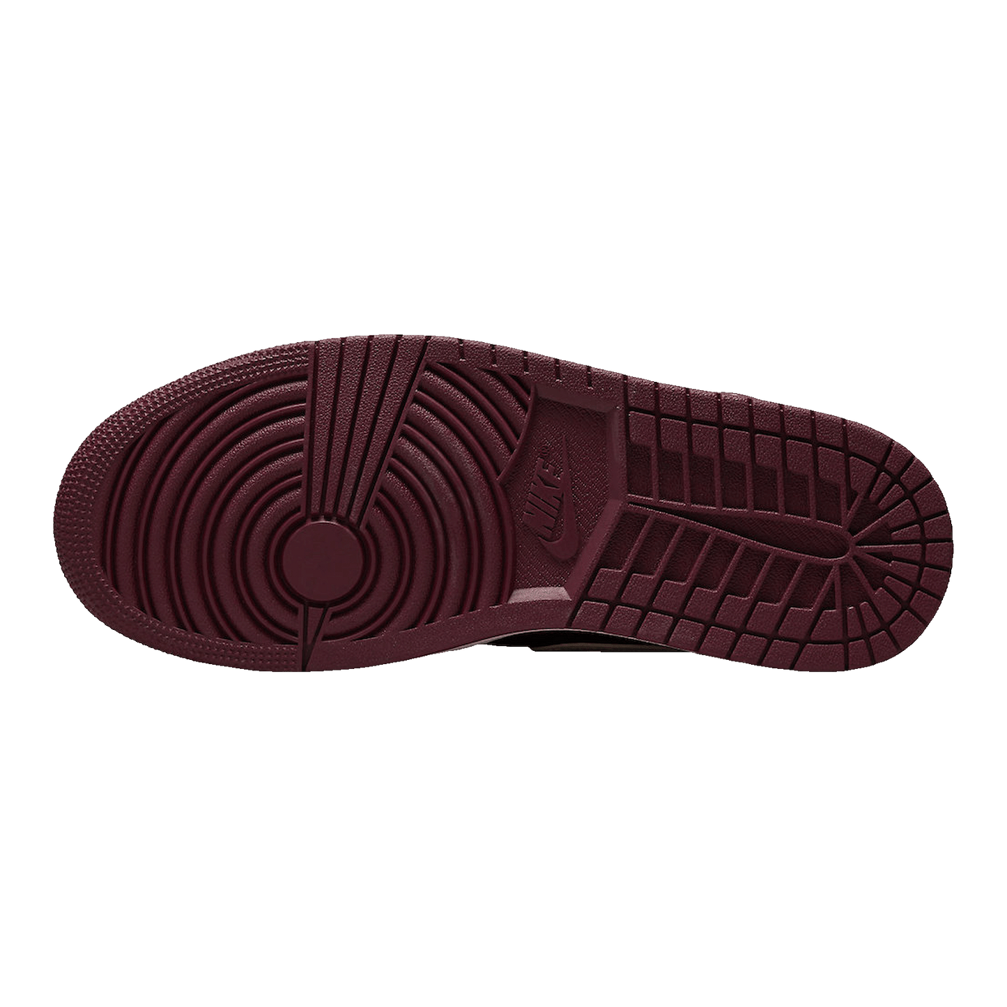 Nike Air Jordan 1 Mid SE Split Beach Cherrywood Red (W) Sohle