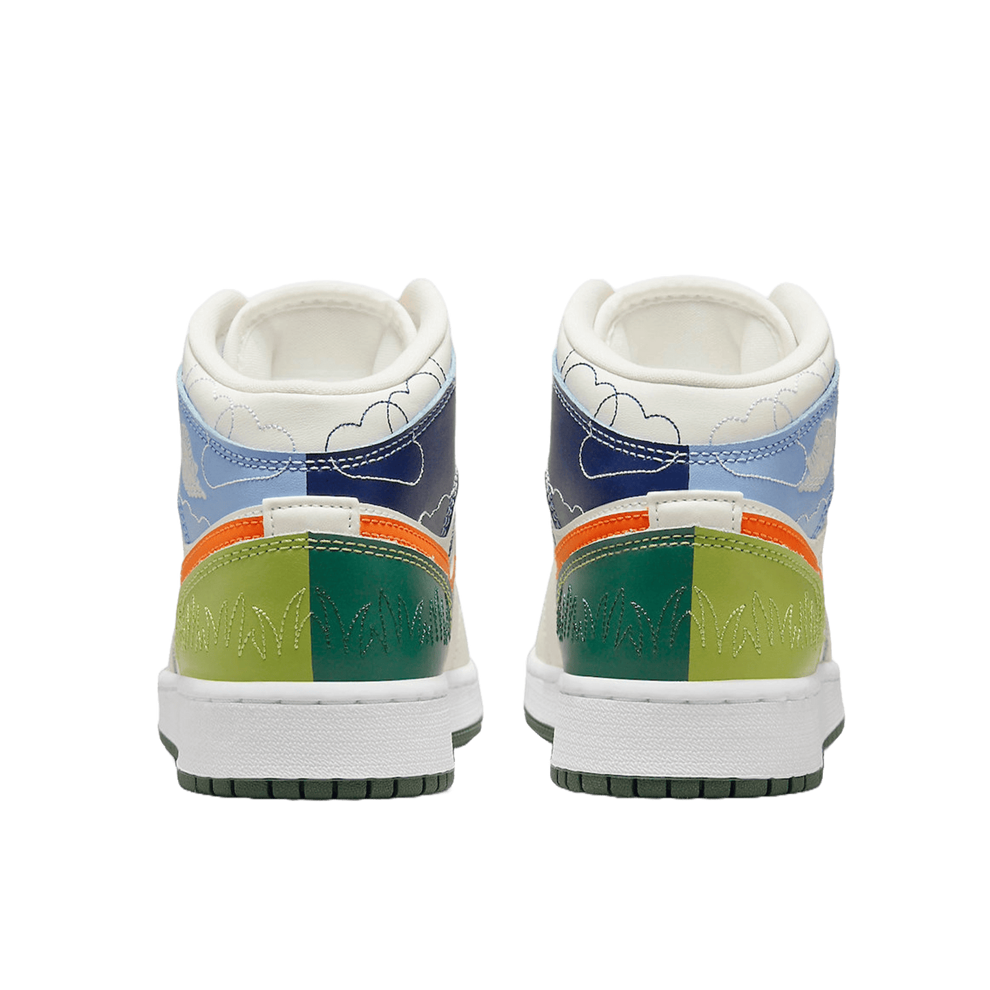 Nike Air Jordan 1 Mid SE Stitch (GS) Back