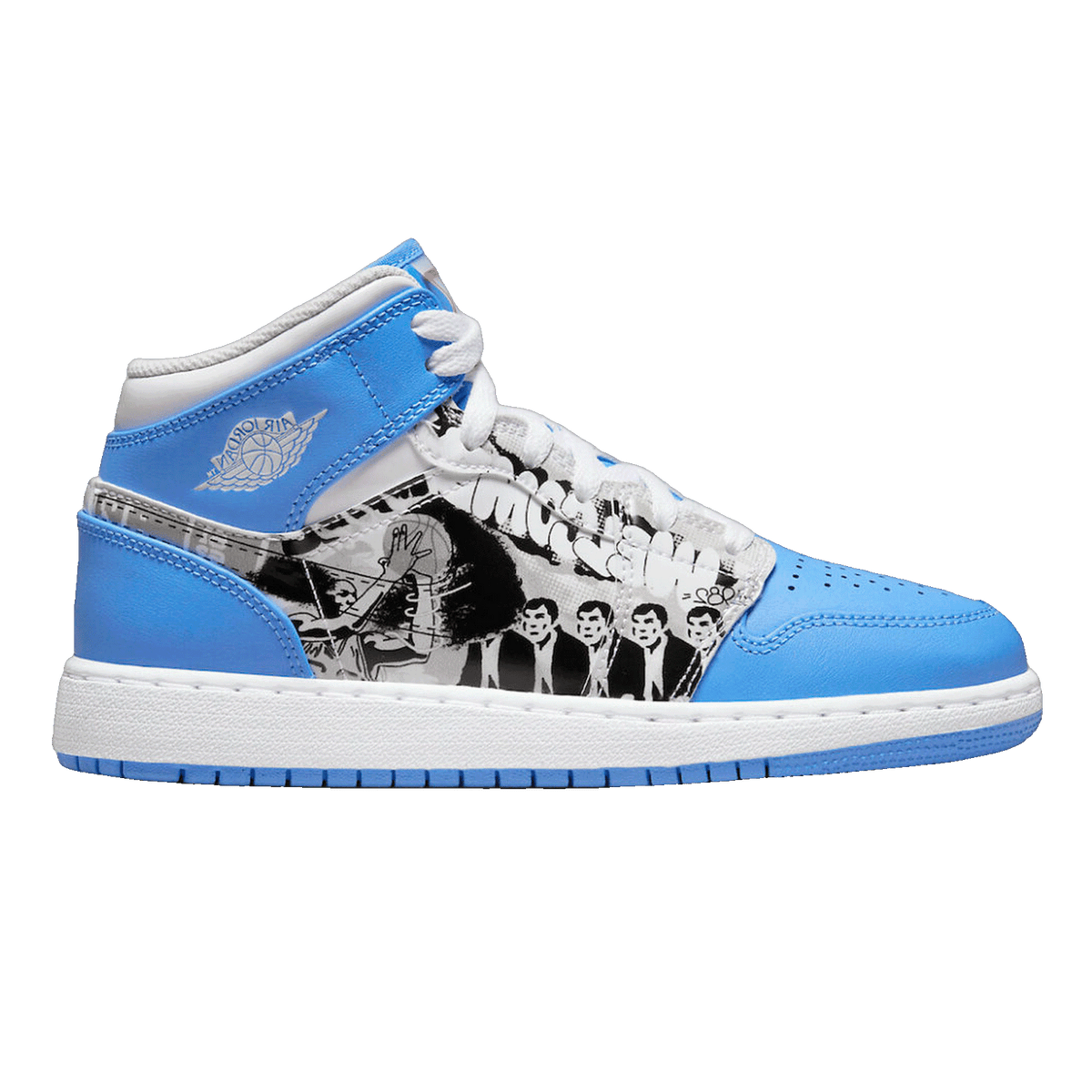 Nike Air Jordan 1 Mid Sneaker School Game Winner (GS) DR6492-100
