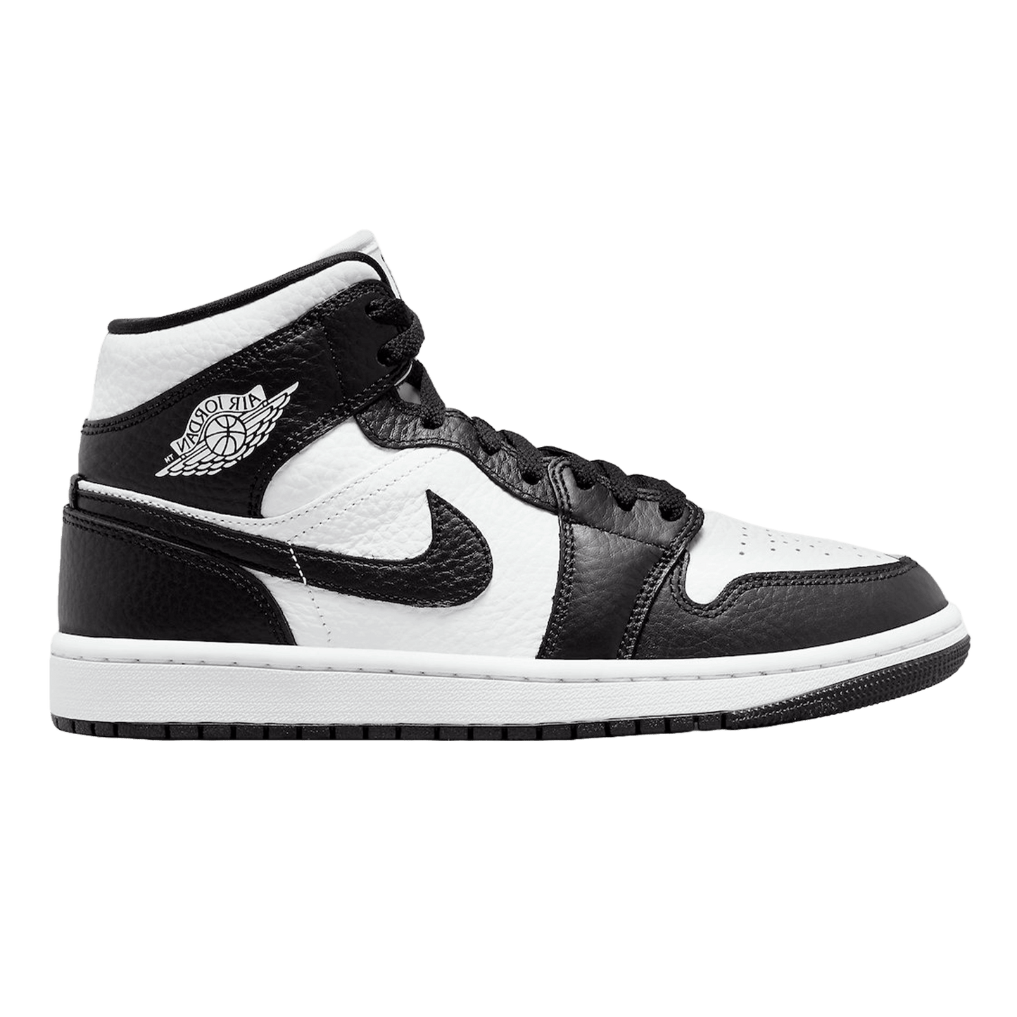 Nike Air Jordan 1 Mid Split Black White (W)