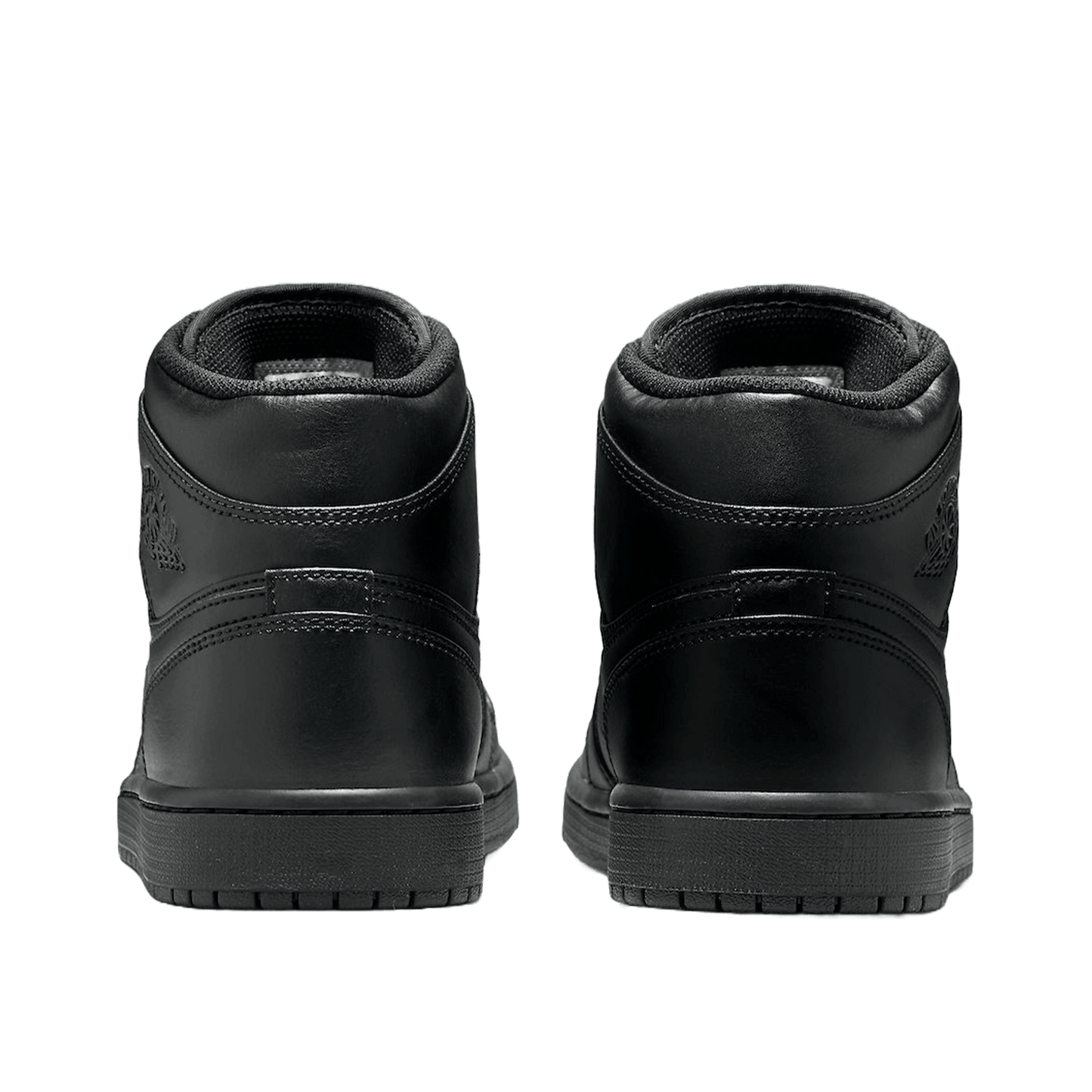 Nike Air Jordan 1 Mid Triple Black Back