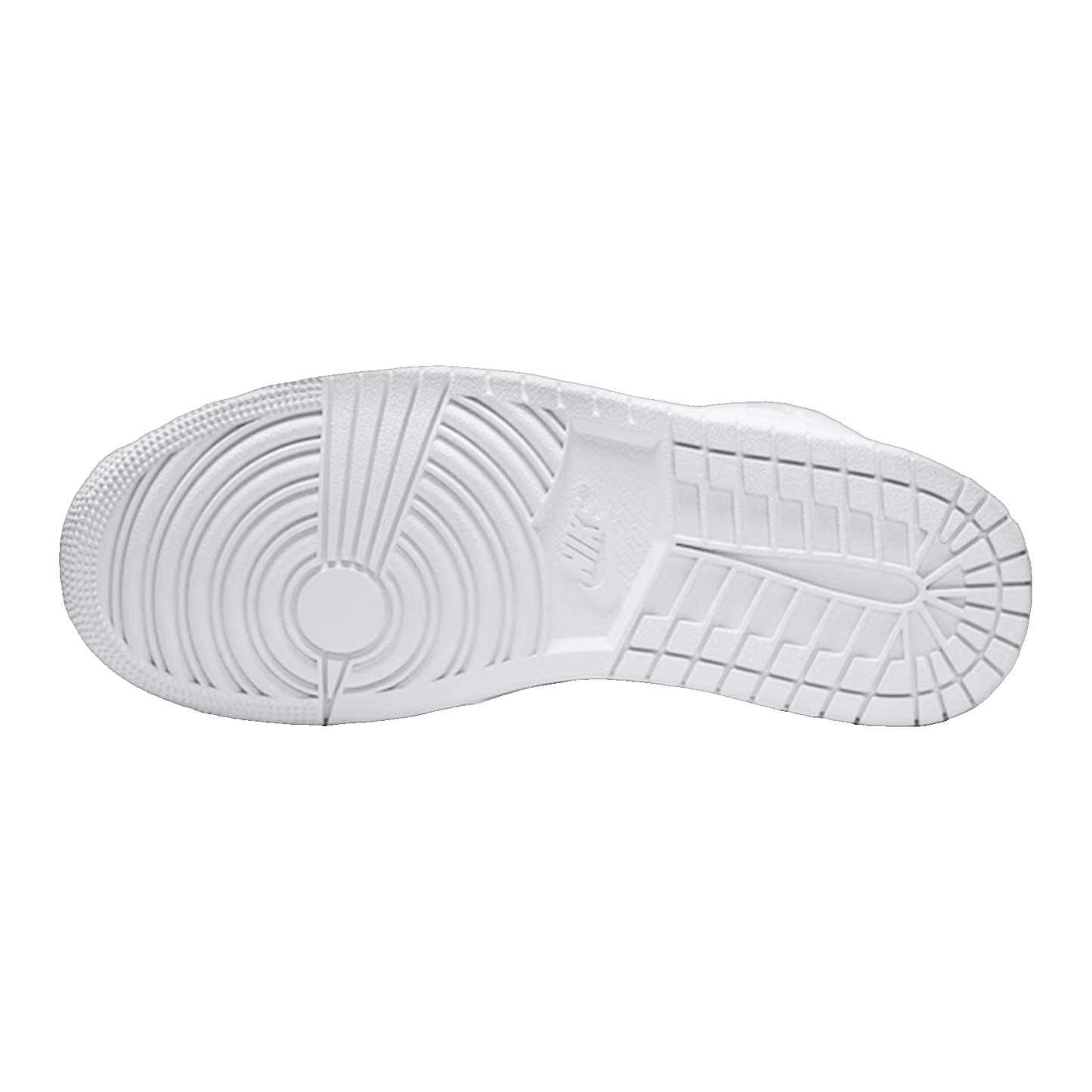 Nike Air Jordan 1 Mid Triple White (2022) (W) Sohle