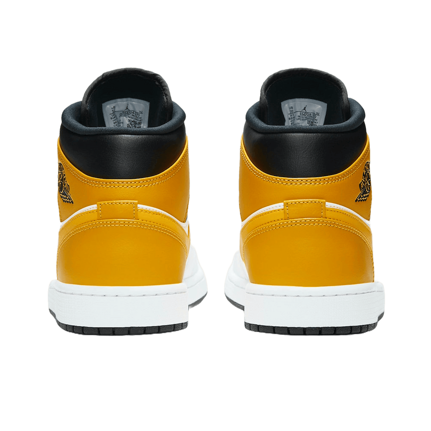 Nike Air Jordan 1 Mid University Gold Back