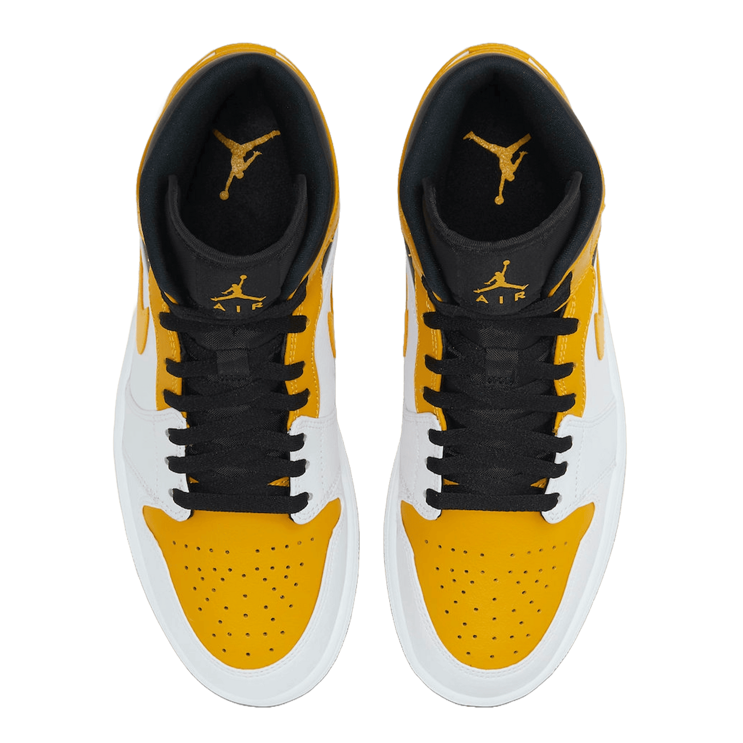 Nike Air Jordan 1 Mid University Gold Oben