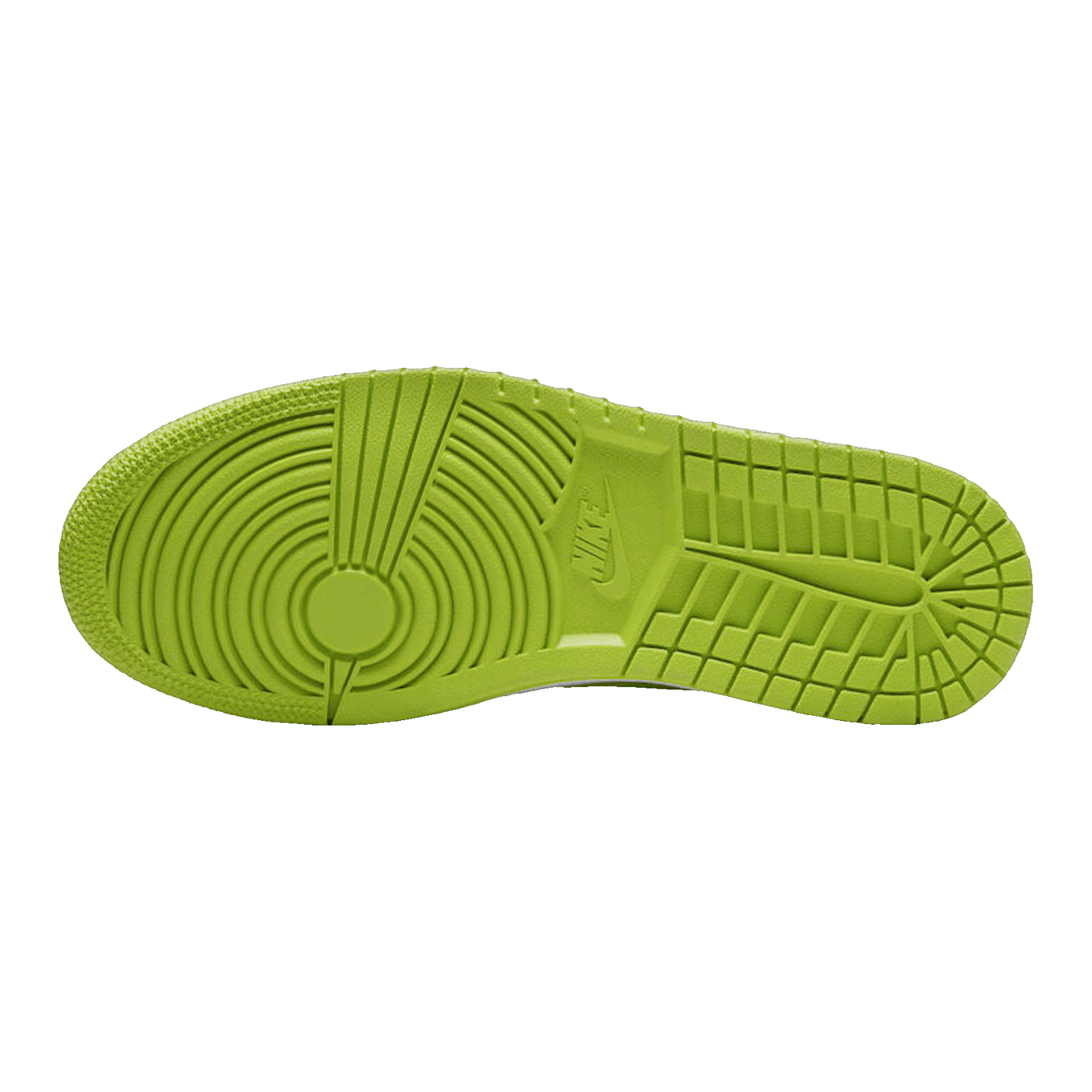 Nike Air Jordan 1 Mid White Lime (W) Sohle