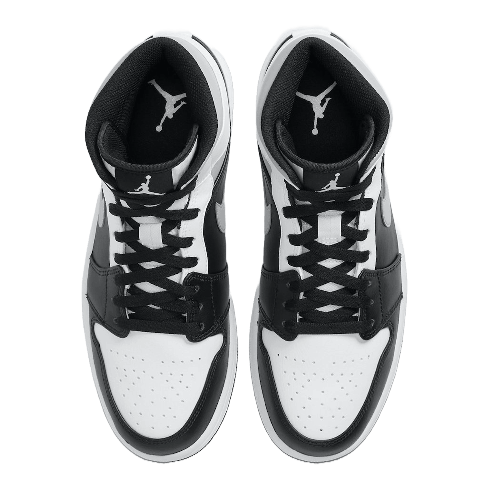 Nike Air Jordan 1 Mid White Shadow Oben