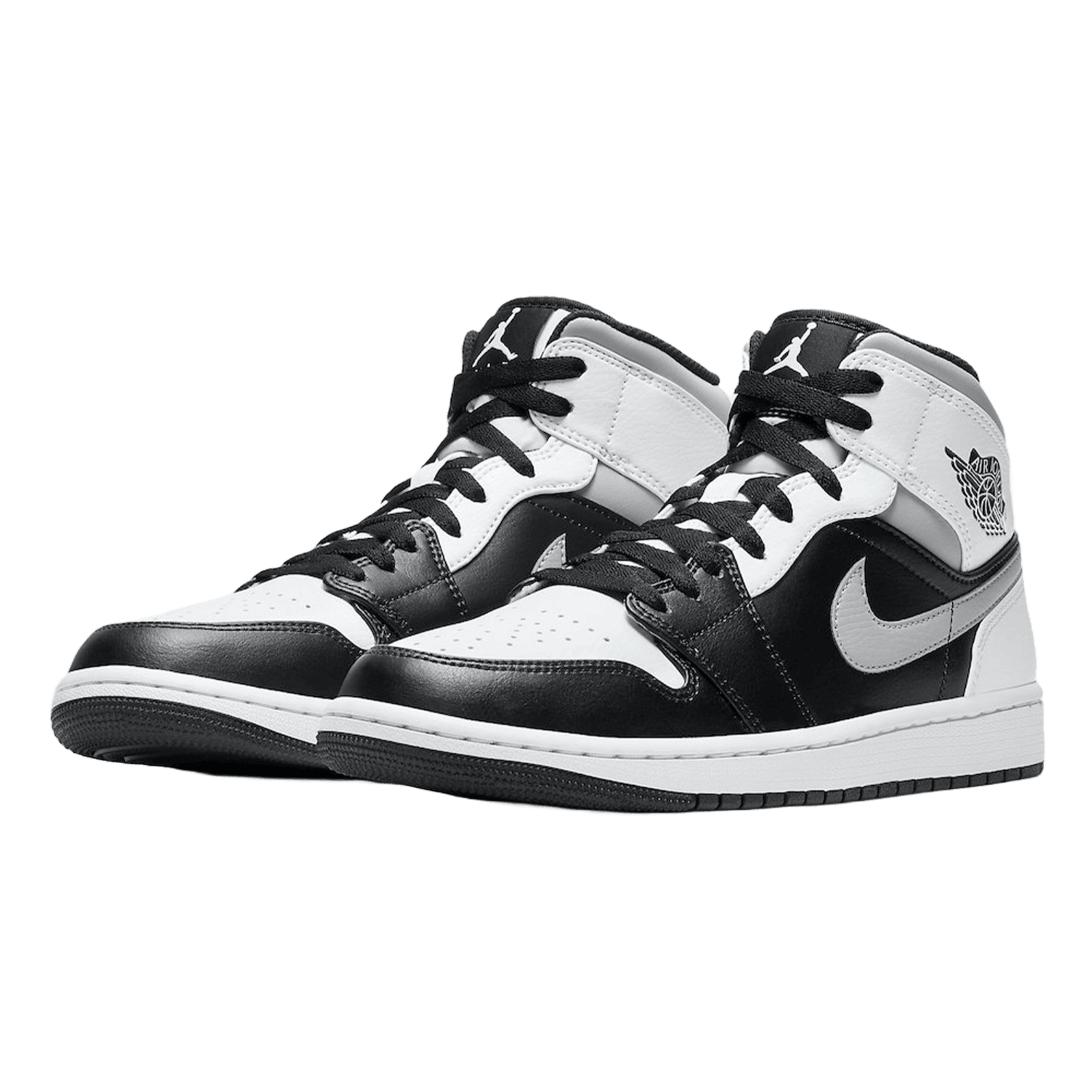 Nike Air Jordan 1 Mid White Shadow Side