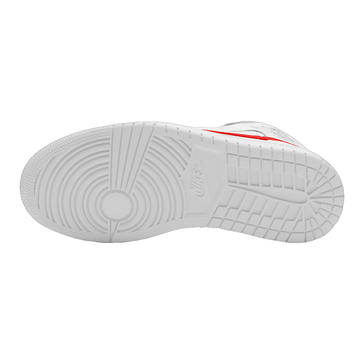 Nike Air Jordan 1 Mid White University Red (W) Sohle