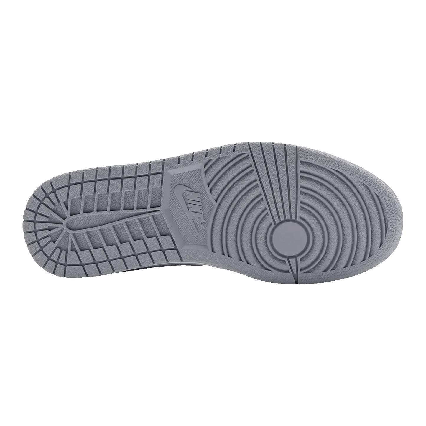 Nike Air Jordan 1 Mid White Wolf Grey (2016) Sohle