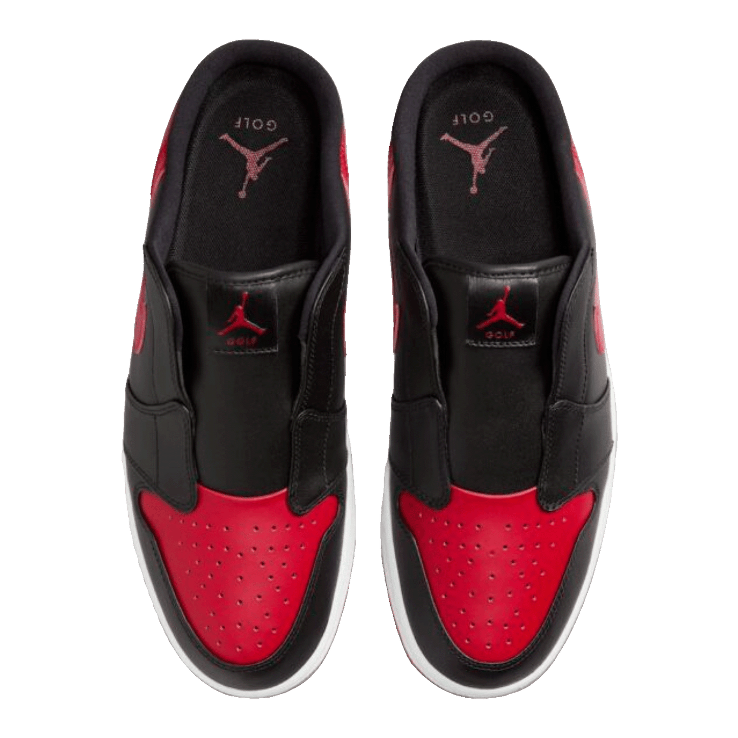 Nike Air Jordan 1 Mule Golf Bred Oben