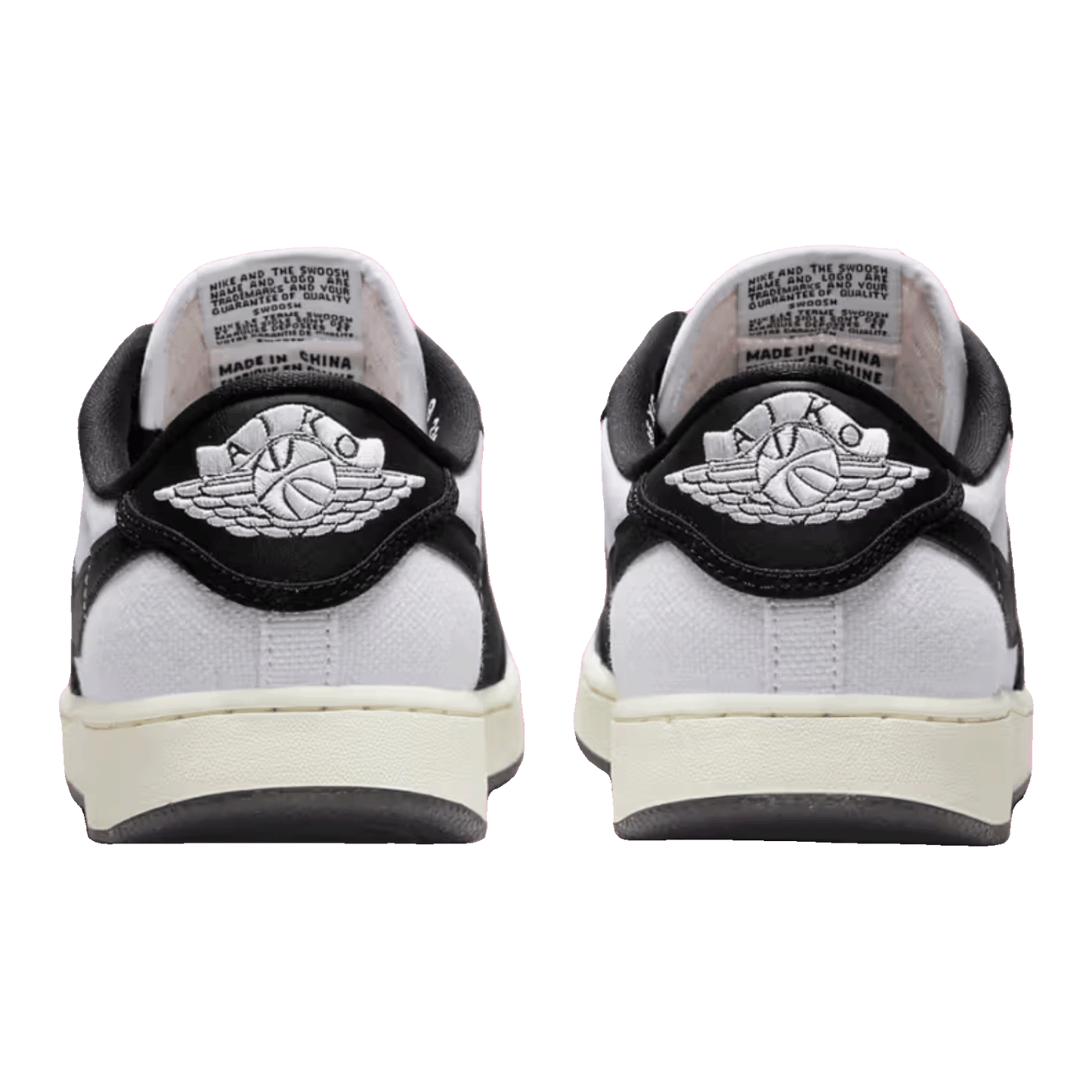 Nike Air Jordan 1 Retro AJKO Low Black White Back