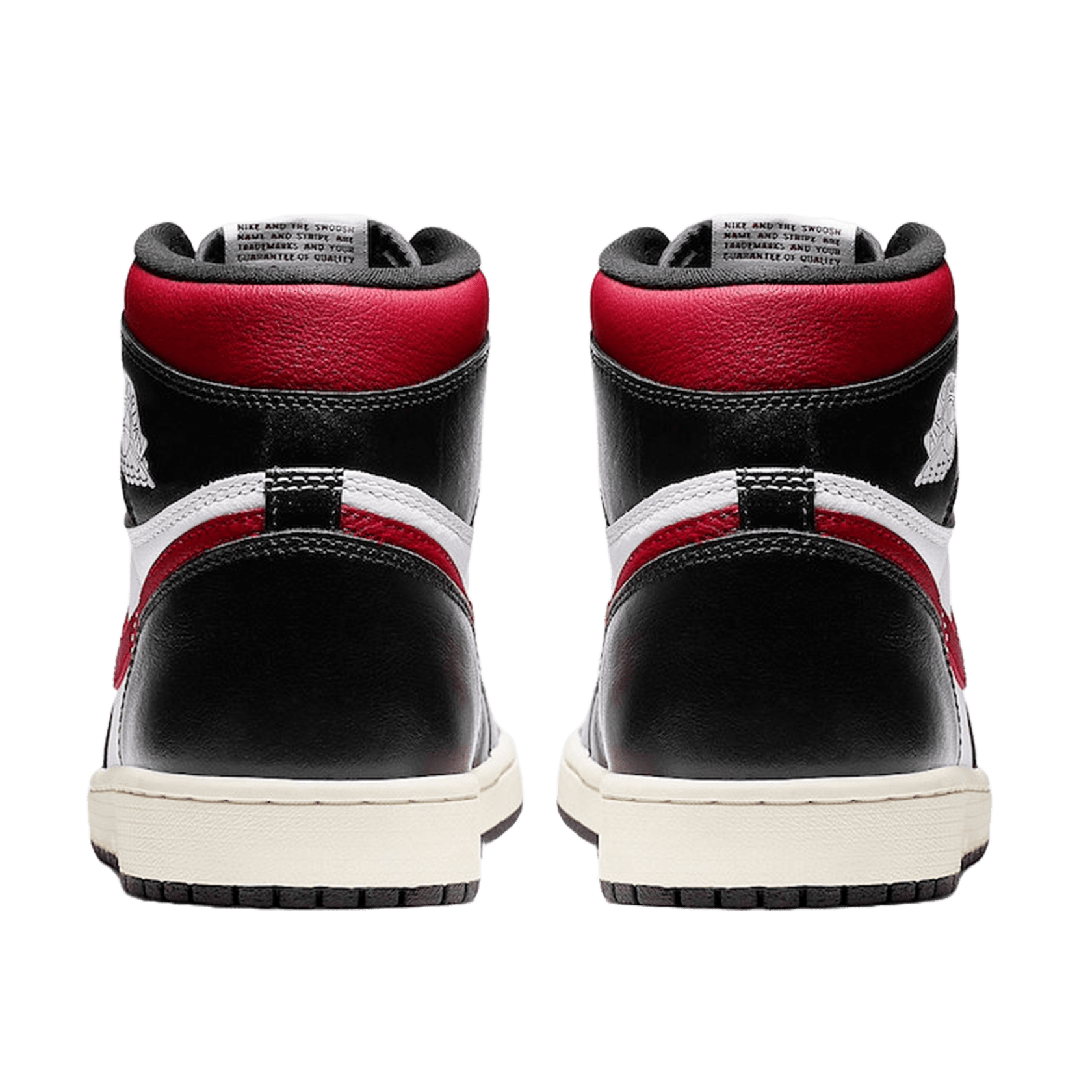 Nike Air Jordan 1 Retro High Black Gym Red Back