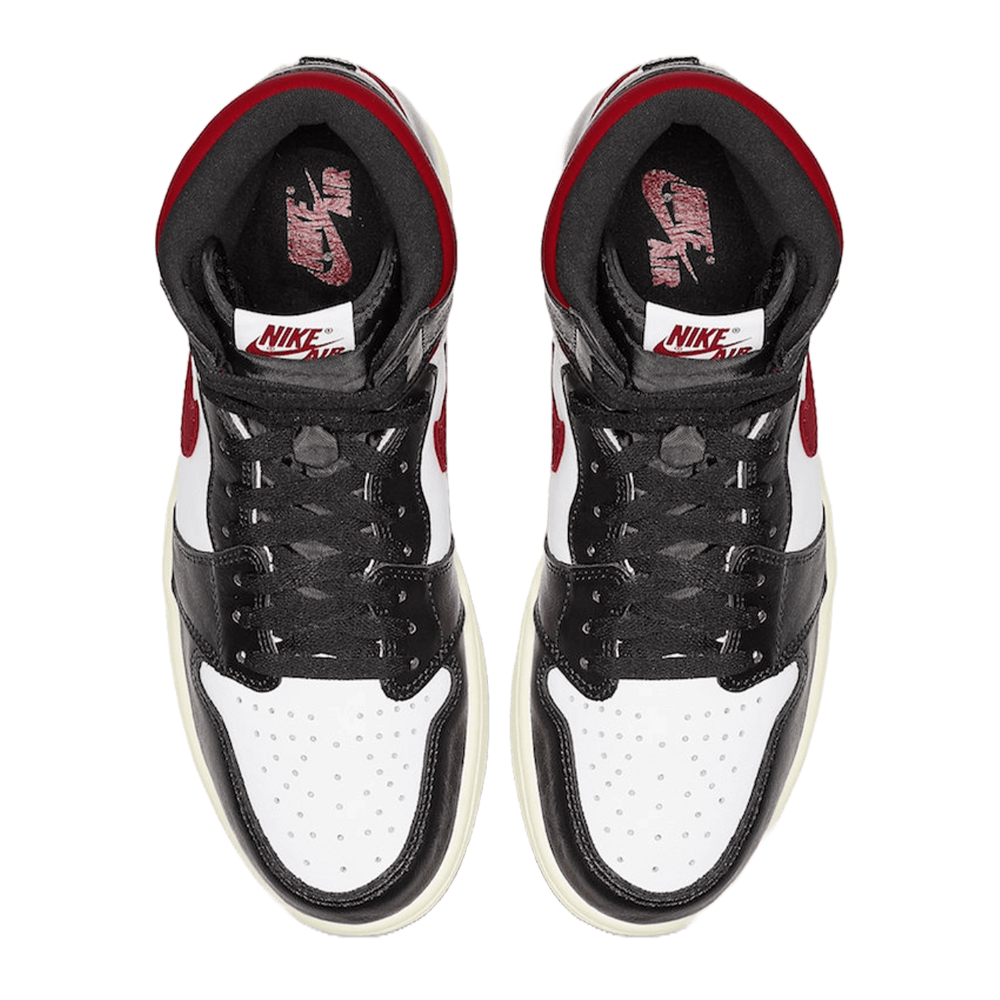 Nike Air Jordan 1 Retro High Black Gym Red (GS) Oben