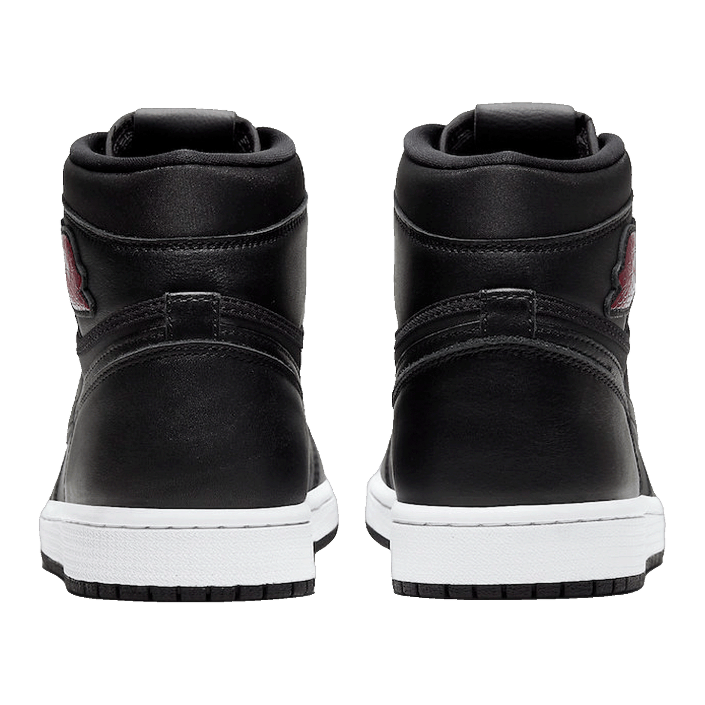 Nike Air Jordan 1 Retro High Black Satin Gym Red Black (GS) Back