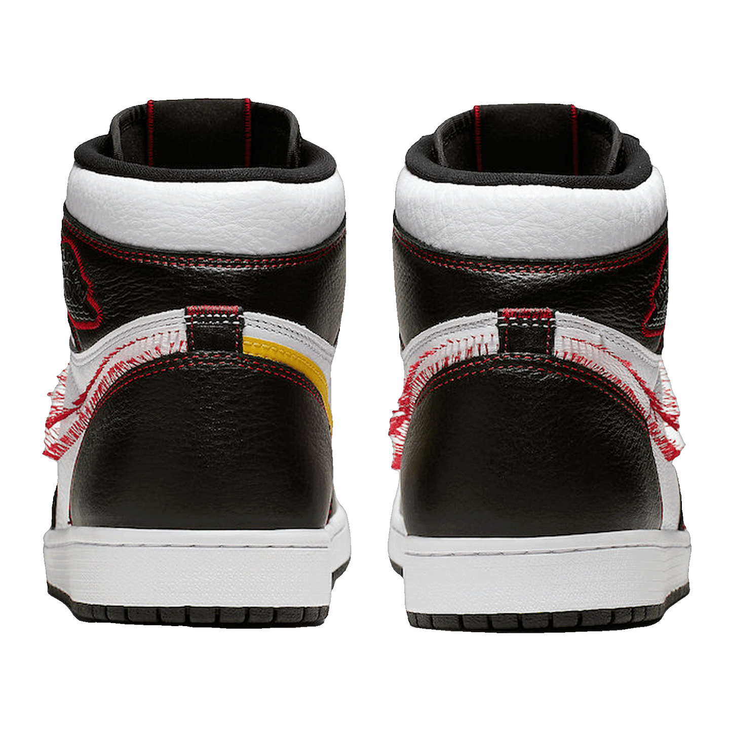 Nike Air Jordan 1 Retro High Defiant White Black Gym Red Back