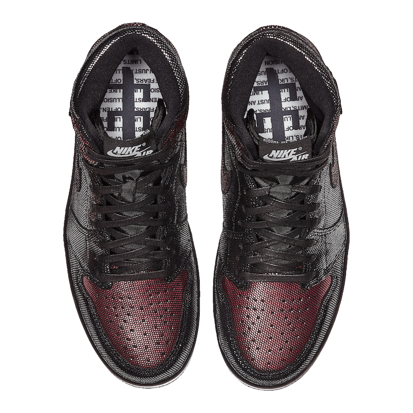 Nike Air Jordan 1 Retro High Fearless Metallic Rose Gold (W) Oben