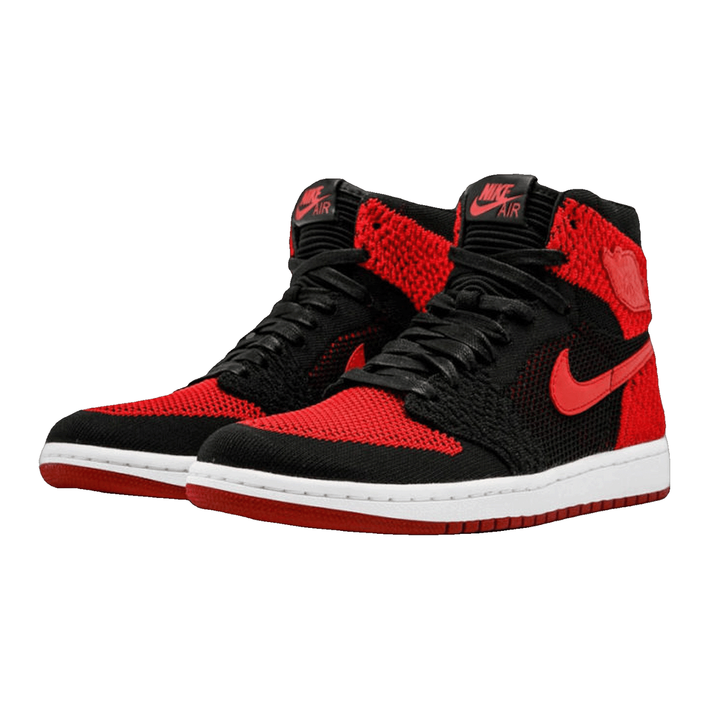 Nike Air Jordan 1 Retro High Flyknit Bred Side