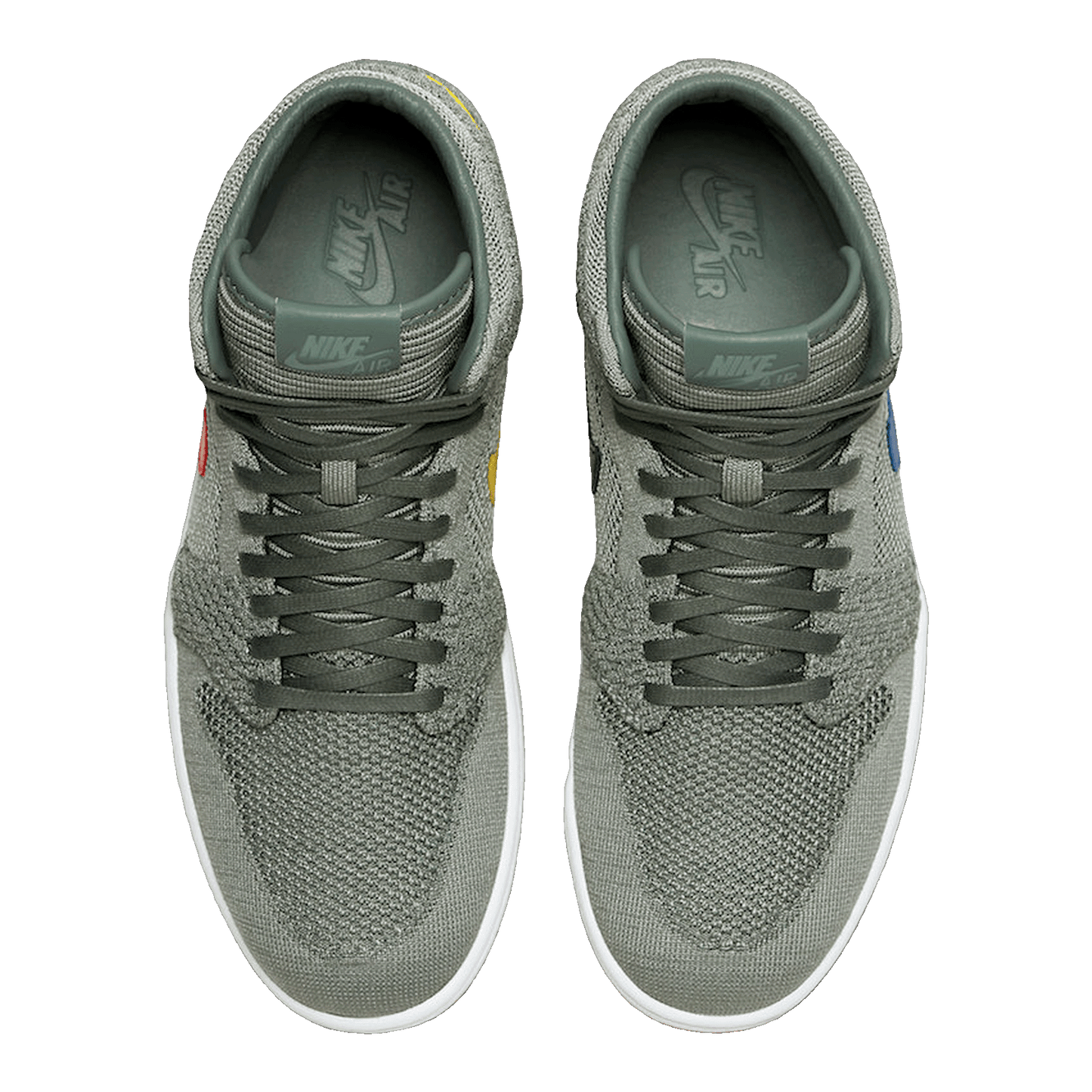 Nike Air Jordan 1 Retro High Flyknit Clay Green Oben