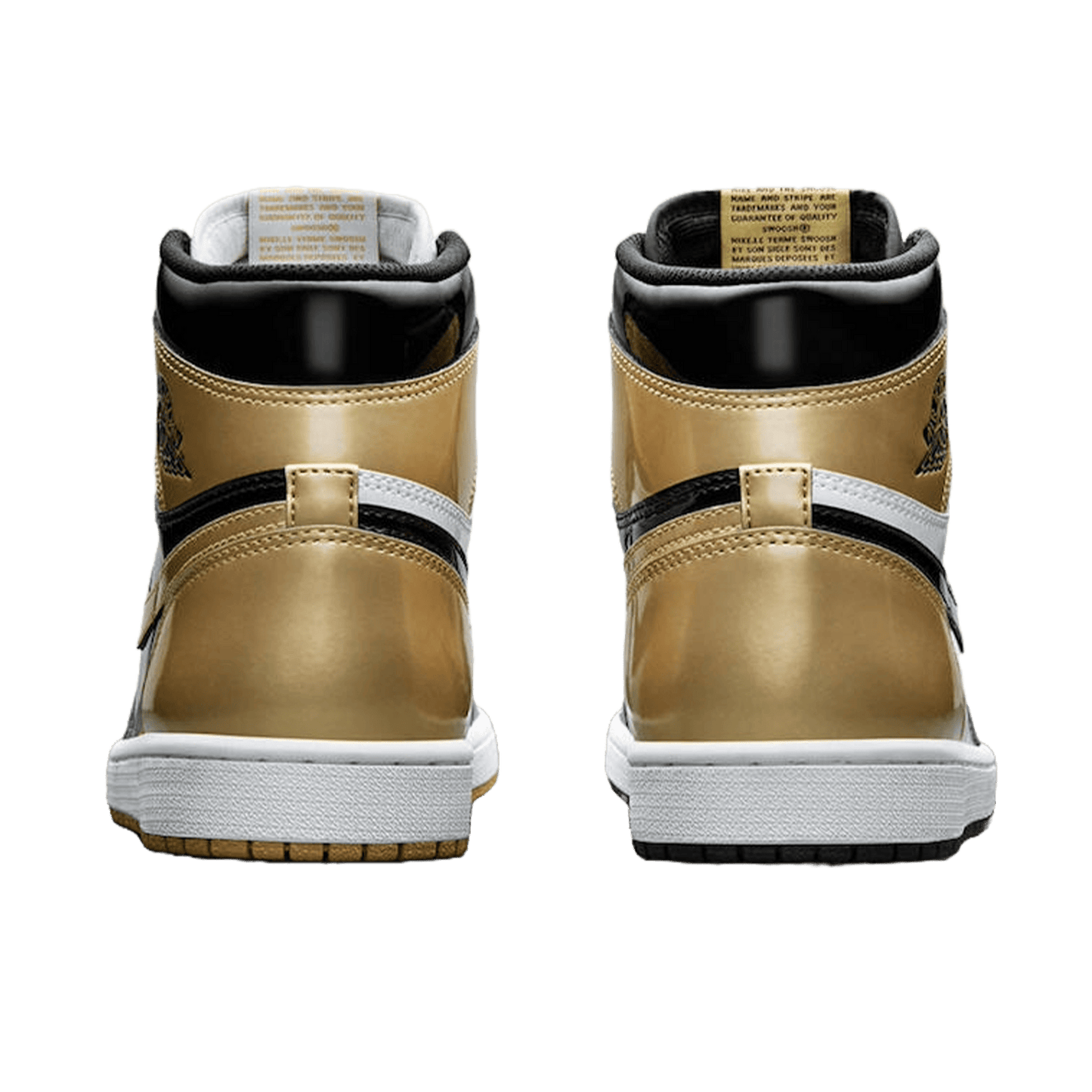 Nike Air Jordan 1 Retro High Gold Top 3 Back