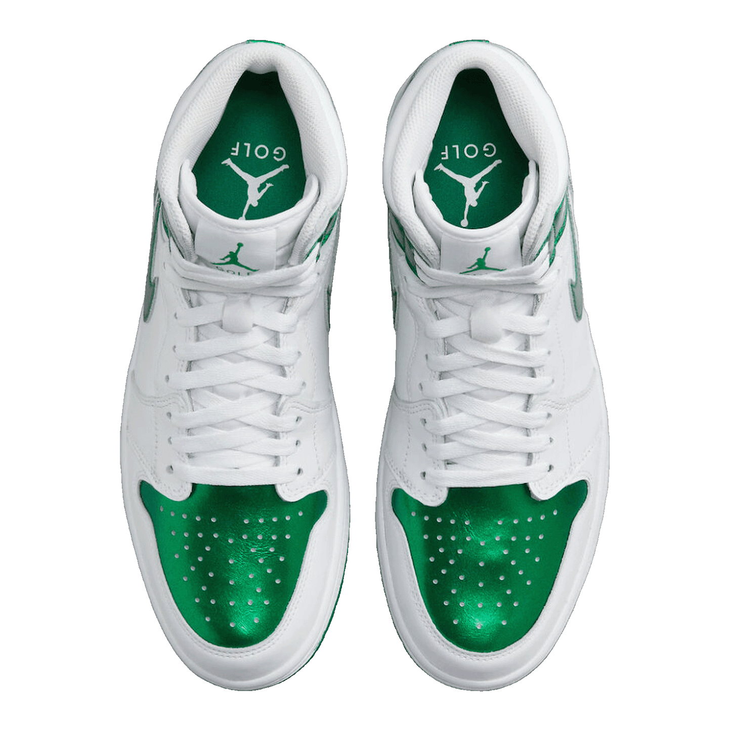 Nike Air Jordan 1 Retro High Golf Metallic Green Oben