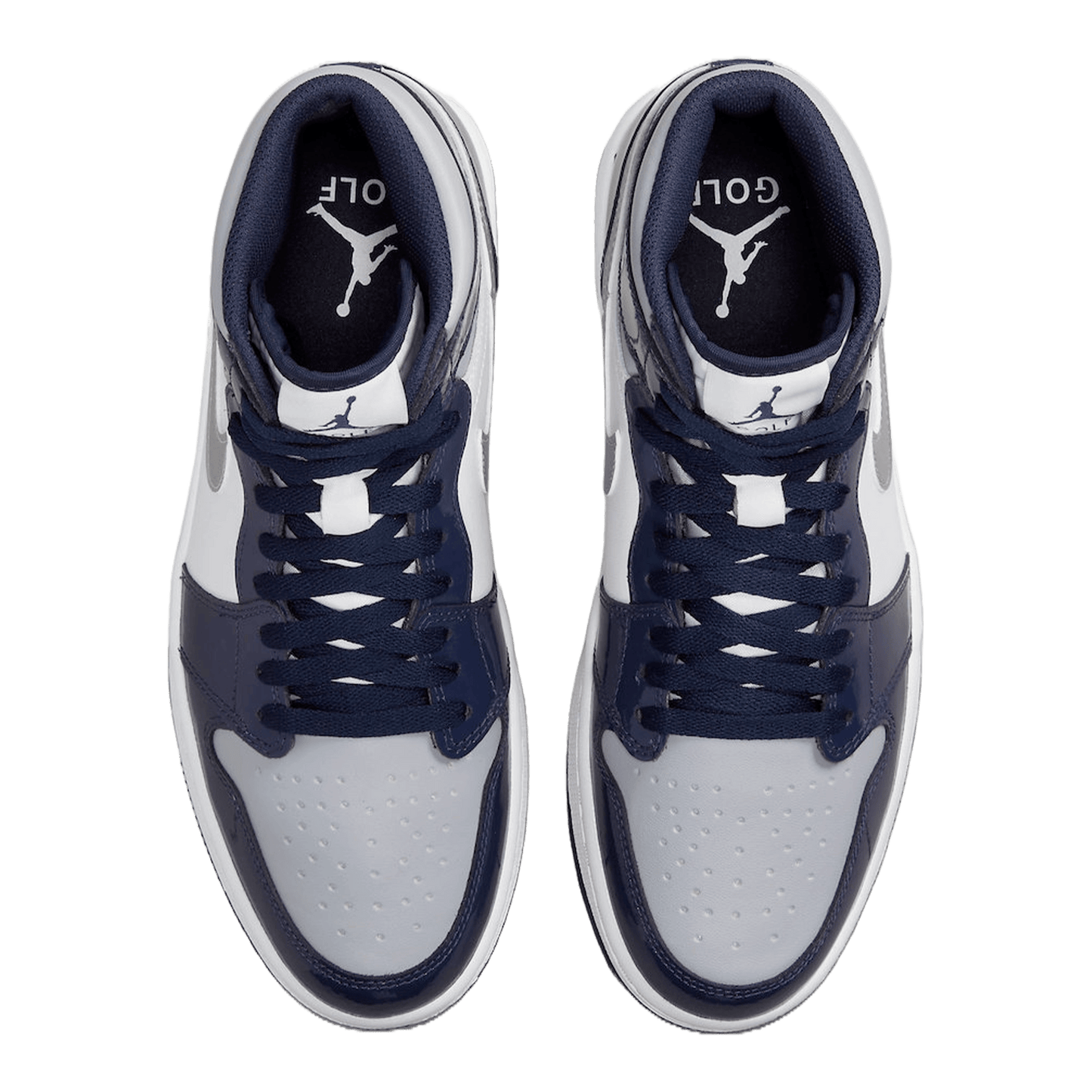 Nike Air Jordan 1 Retro High Golf Patent Midnight Navy Oben