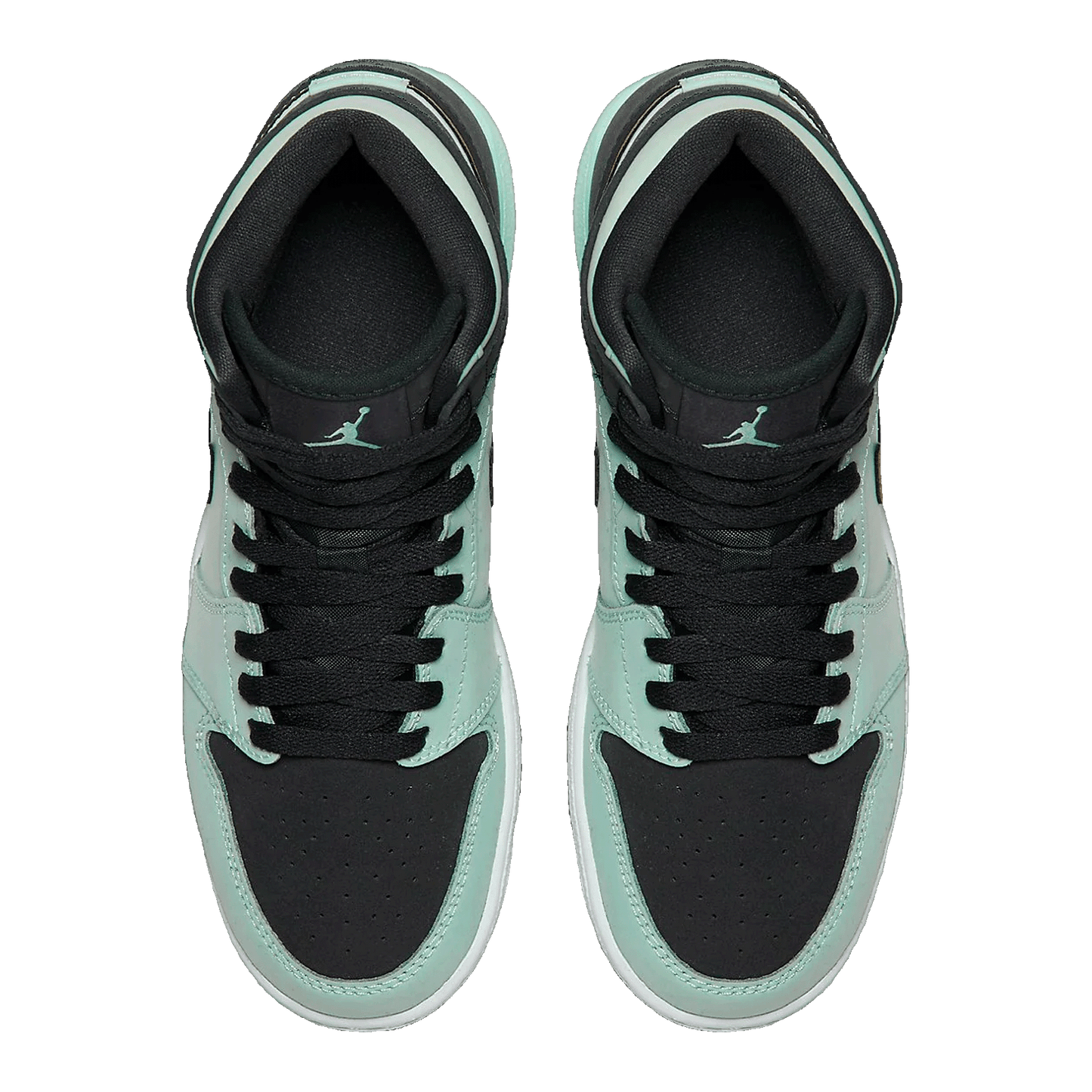 Nike Air Jordan 1 Retro High Mint Foam Anthracite Metallic Gold (GS) Oben