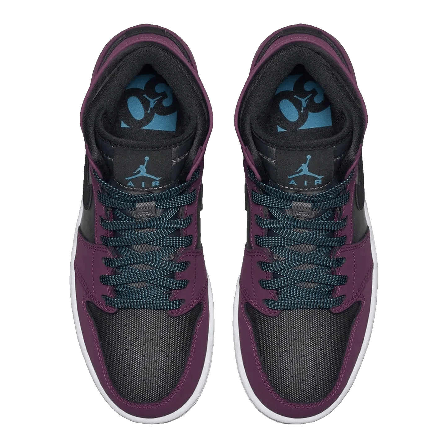 Nike Air Jordan 1 Retro High Mulberry (GS) Oben
