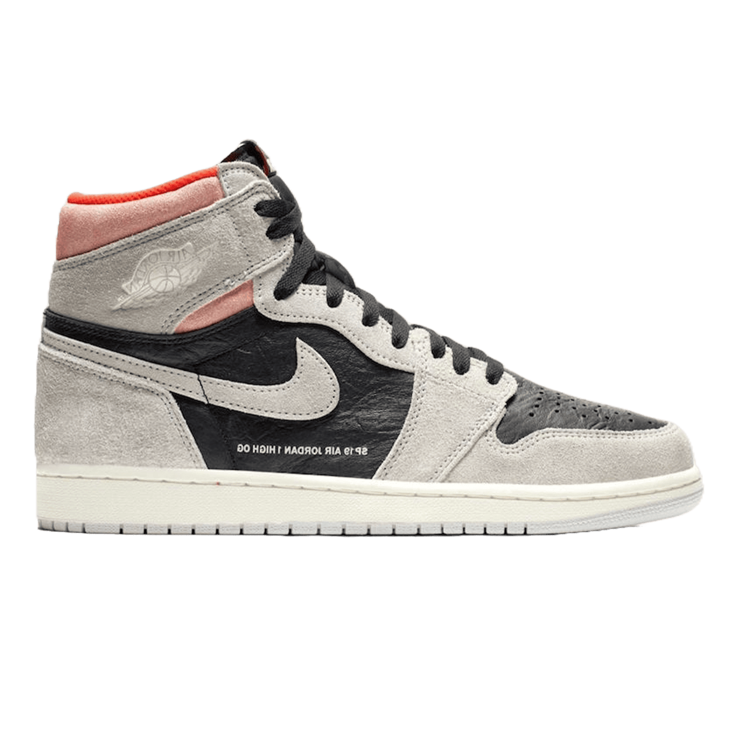 Nike Air Jordan 1 Retro High Neutral Grey Hyper Crimson