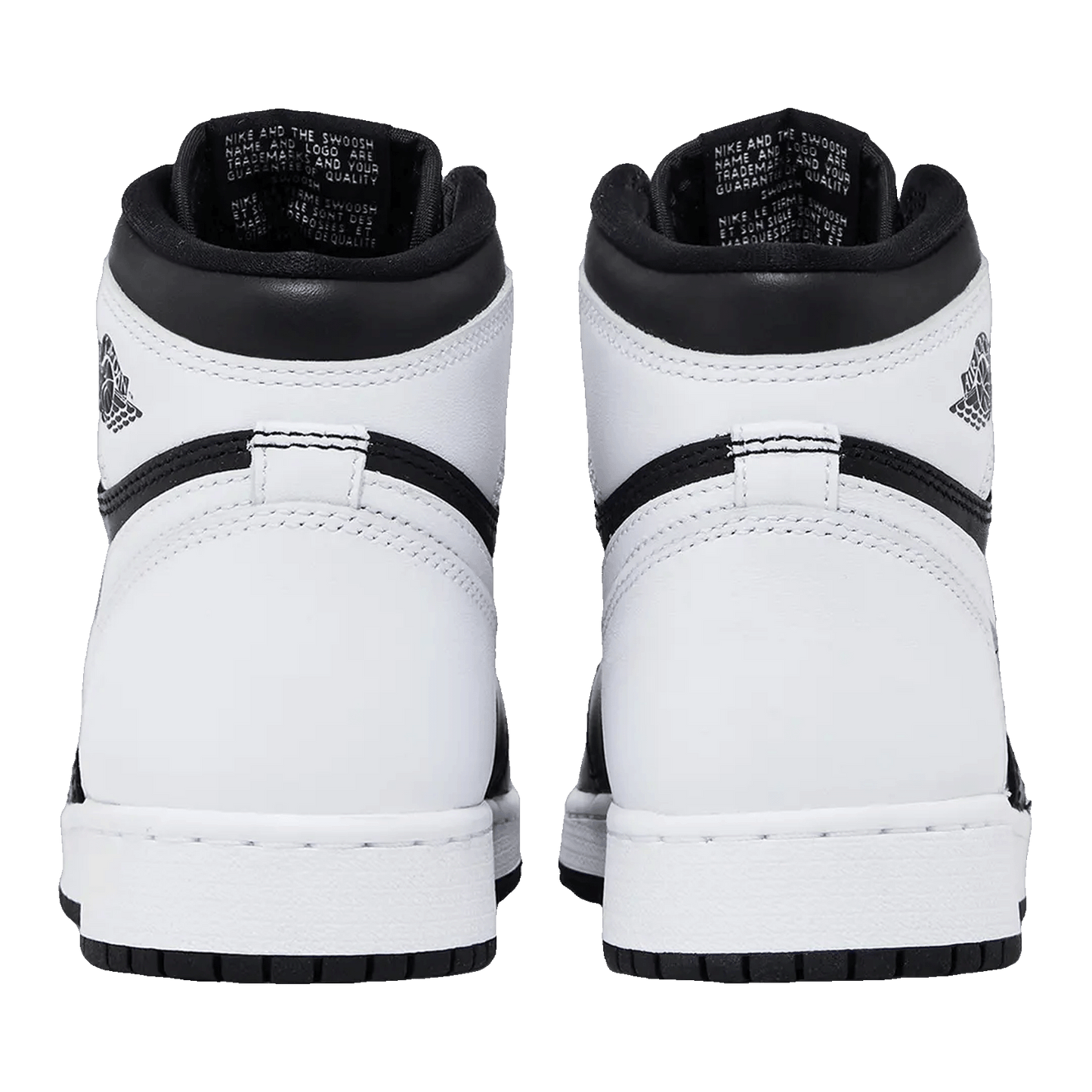 Nike Air Jordan 1 Retro High OG Black White (GS) Back