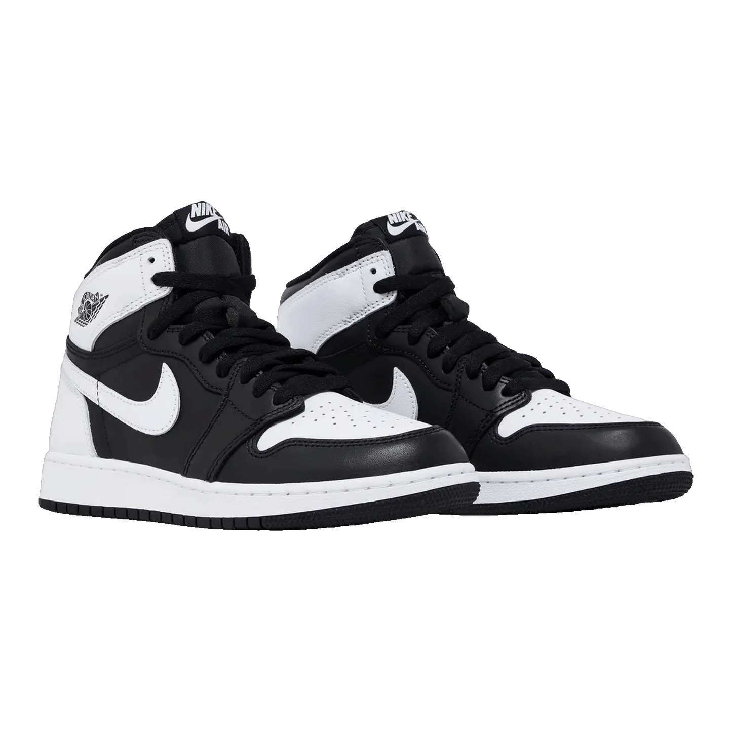 Nike Air Jordan 1 Retro High OG Black White (GS) Side