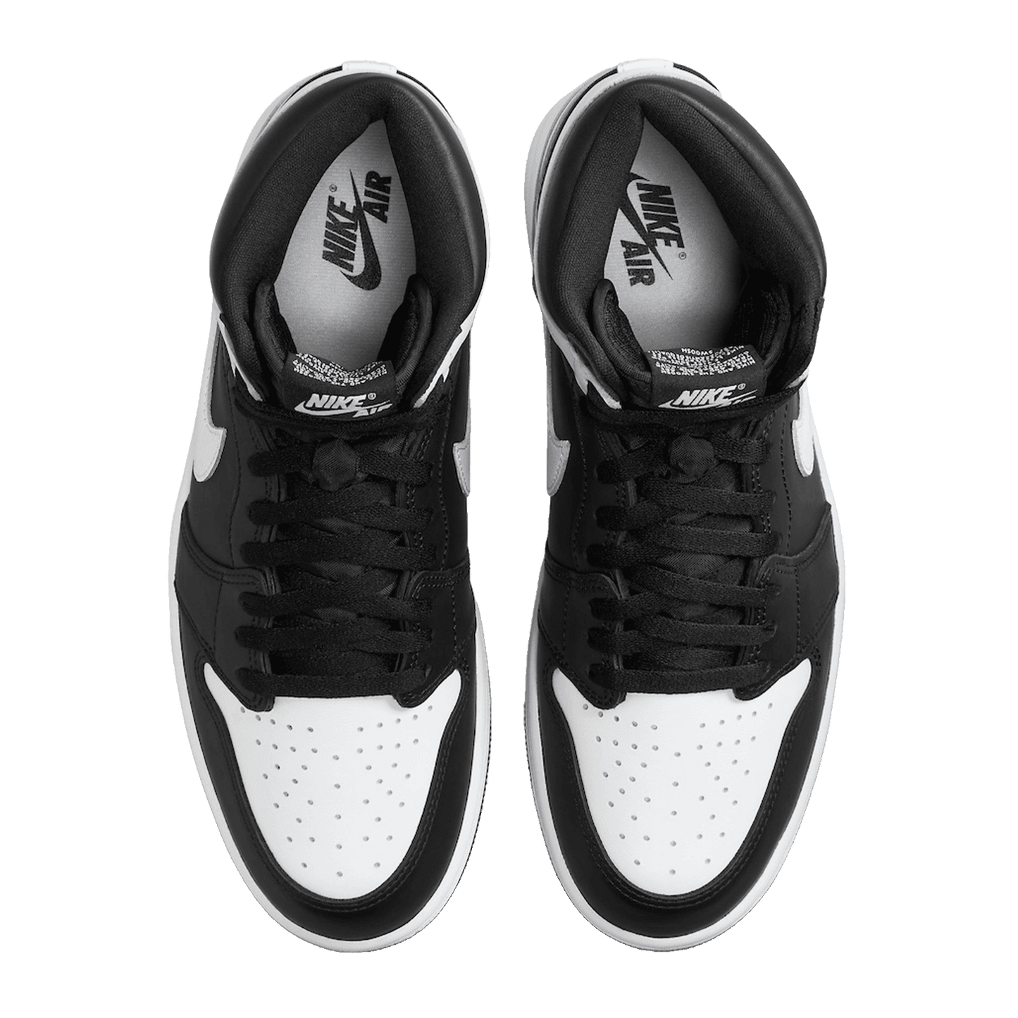 Nike Air Jordan 1 Retro High OG Black White Oben