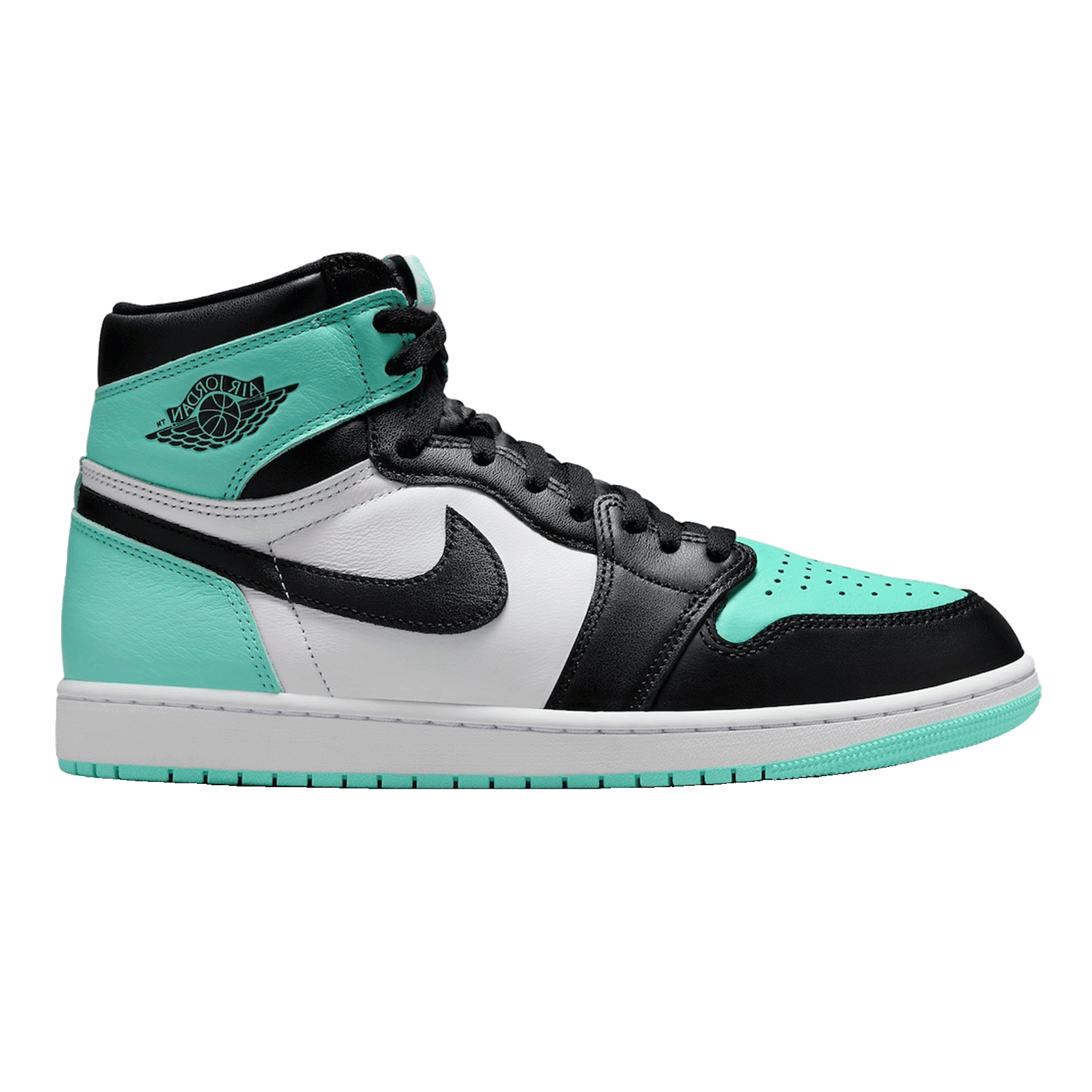 Nike Air Jordan 1 Retro High OG Green Glow GS Forty Four Sneaker