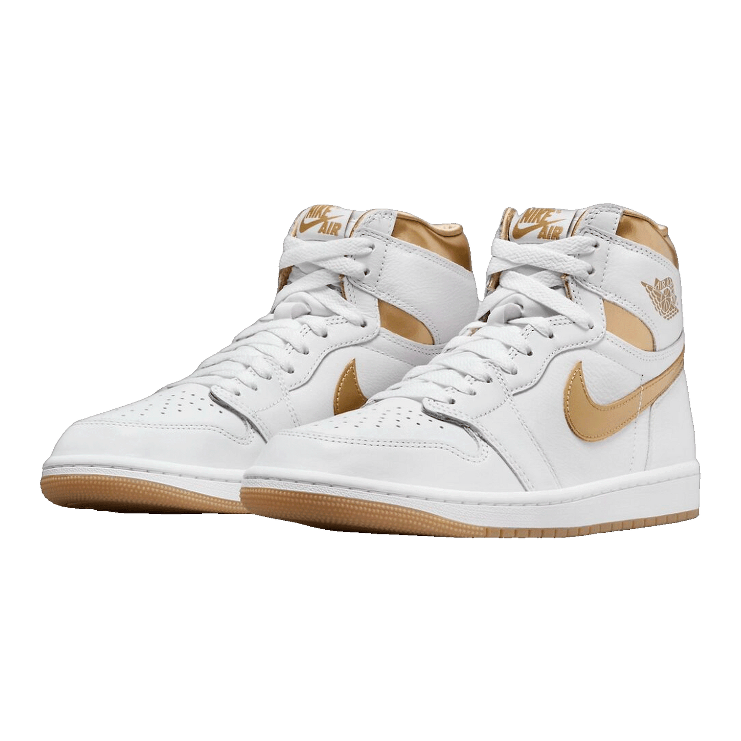Nike Air Jordan 1 Retro High OG Metallic Gold (W) Side