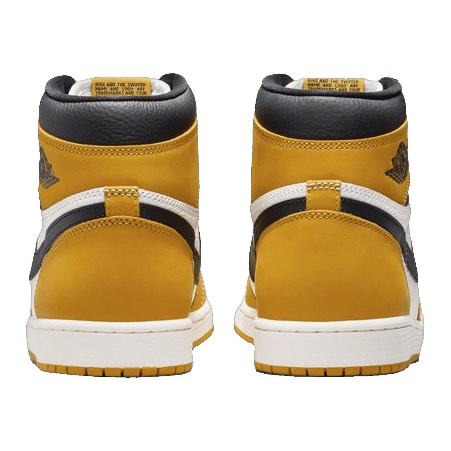 Nike Air Jordan 1 Retro High OG Yellow Ochre (GS) Back