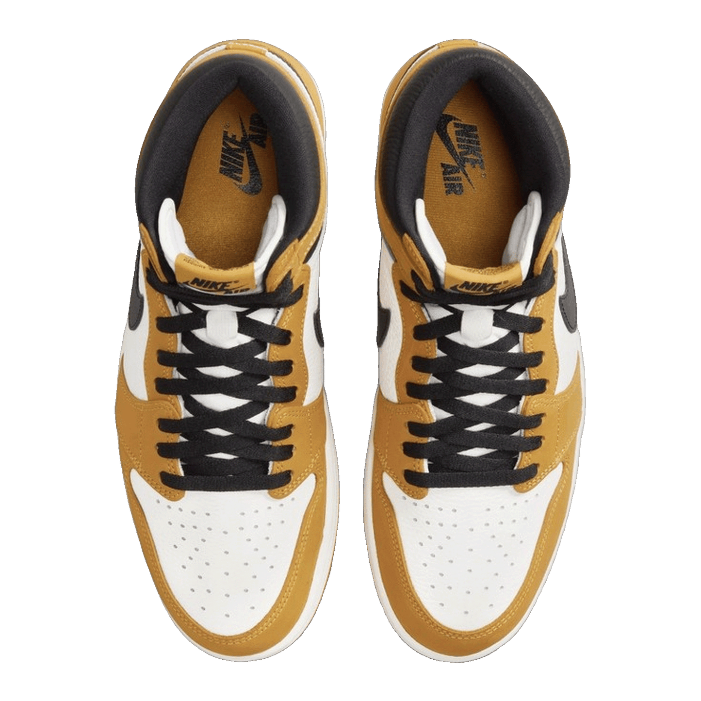 Nike Air Jordan 1 Retro High OG Yellow Ochre (GS) Oben