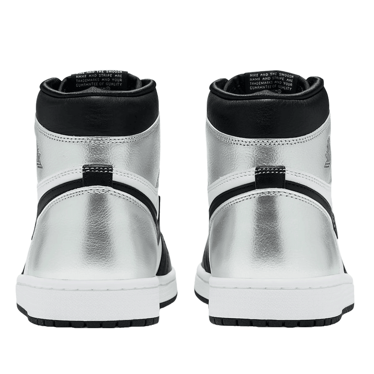 Nike Air Jordan 1 Retro High Silver Toe (W) Back