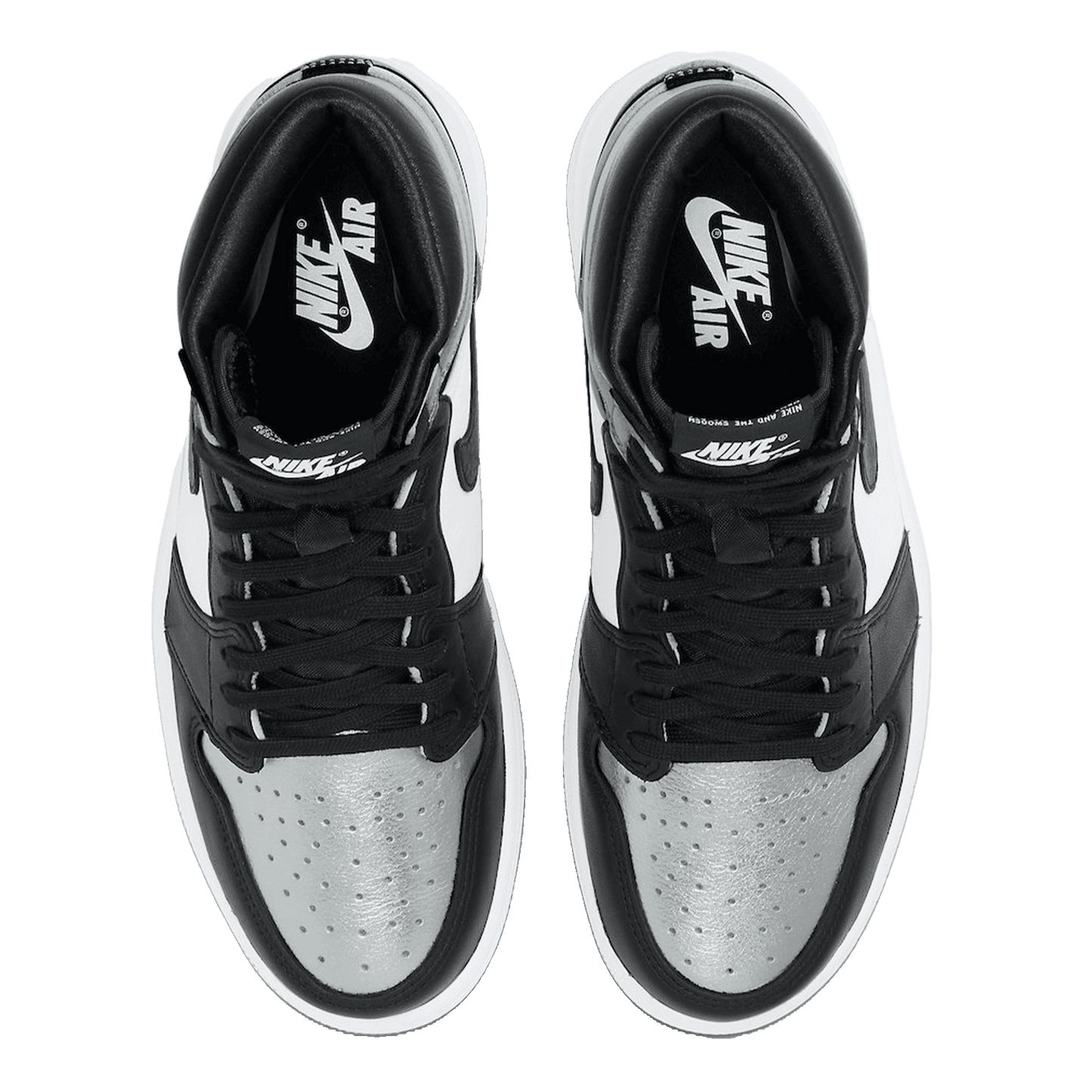Nike Air Jordan 1 Retro High Silver Toe (W) Oben
