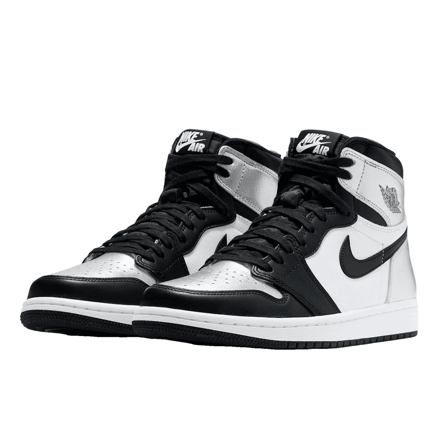 Nike Air Jordan 1 Retro High Silver Toe (W) Side