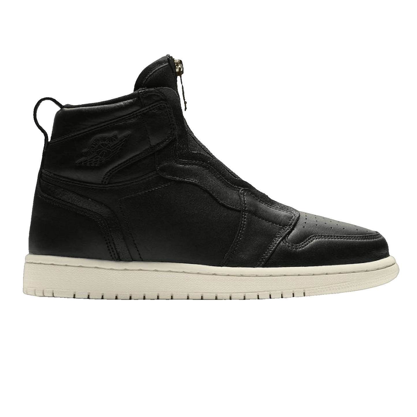 Nike Air Jordan 1 Retro High Zip Black Sail (W)