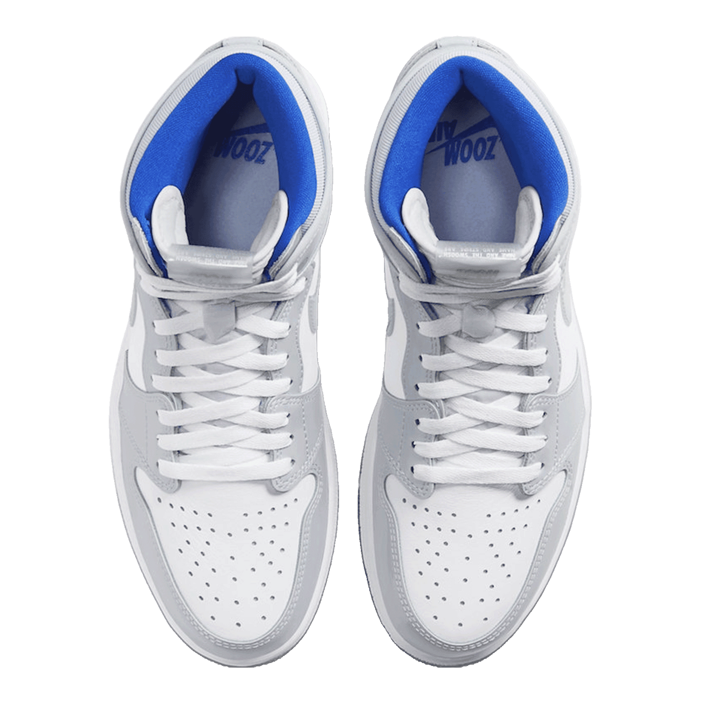 Nike Air Jordan 1 Retro High Zoom White Racer Blue Oben
