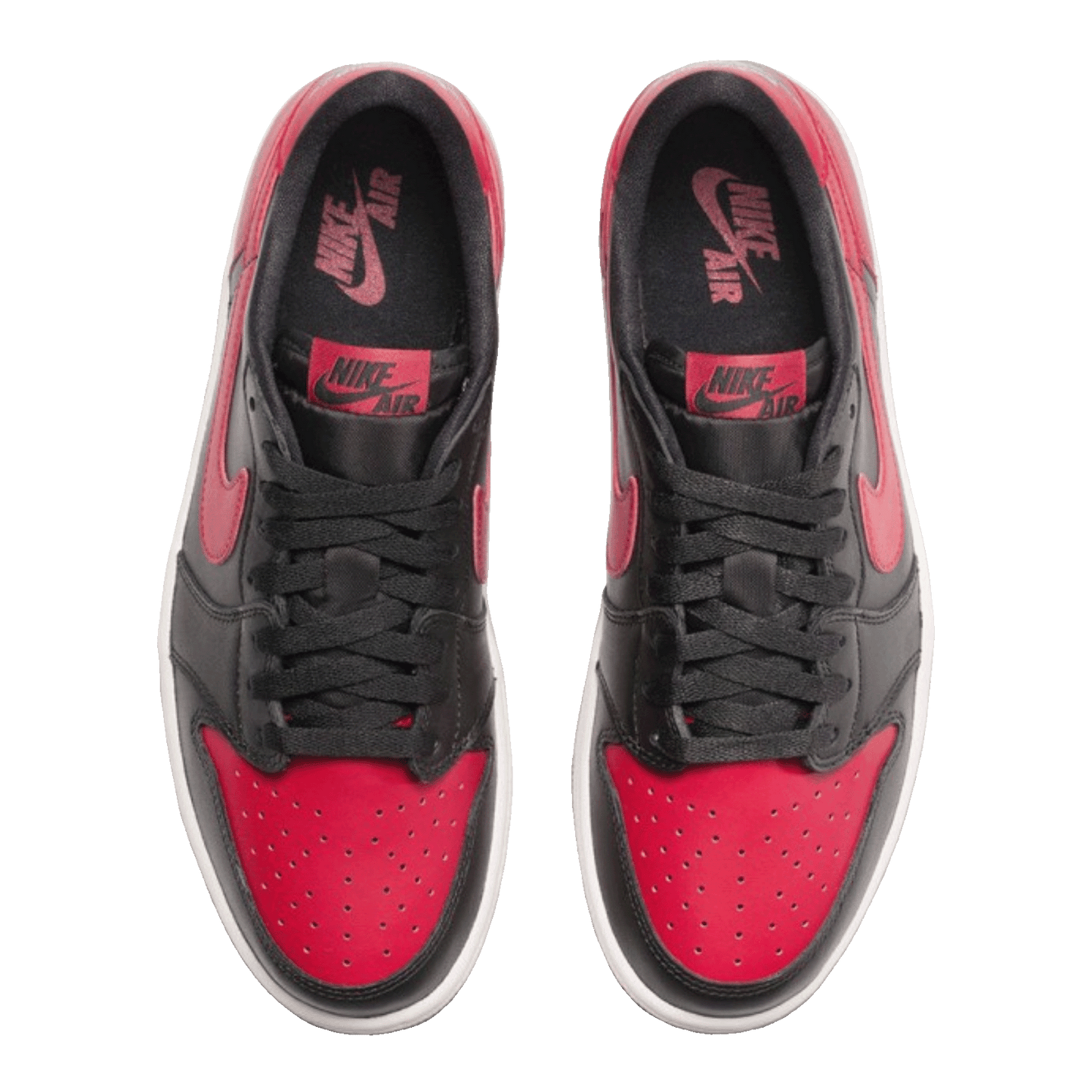 Nike Air Jordan 1 Retro Low Bred (2015) Oben