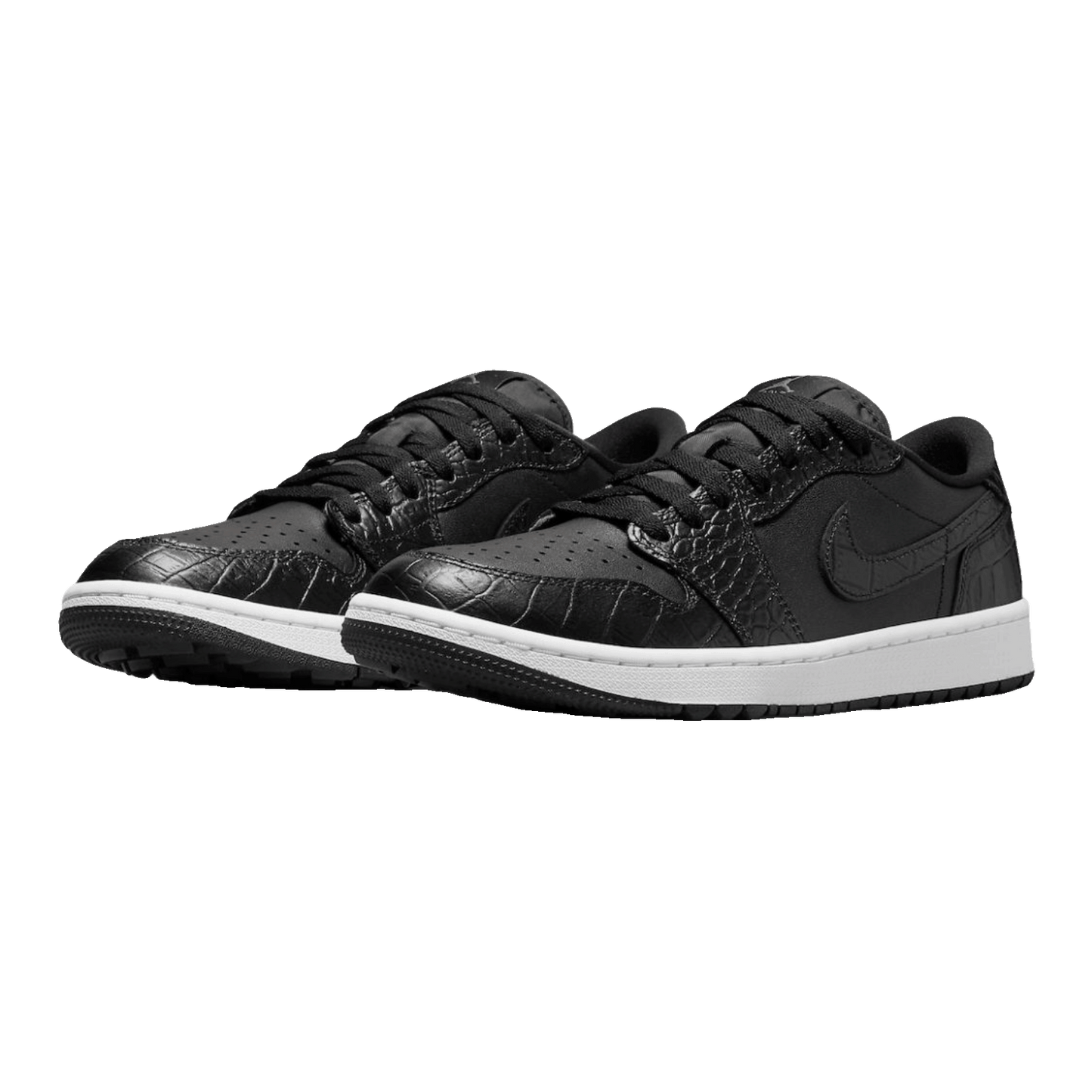 Nike Air Jordan 1 Retro Low Golf Black Croc Side