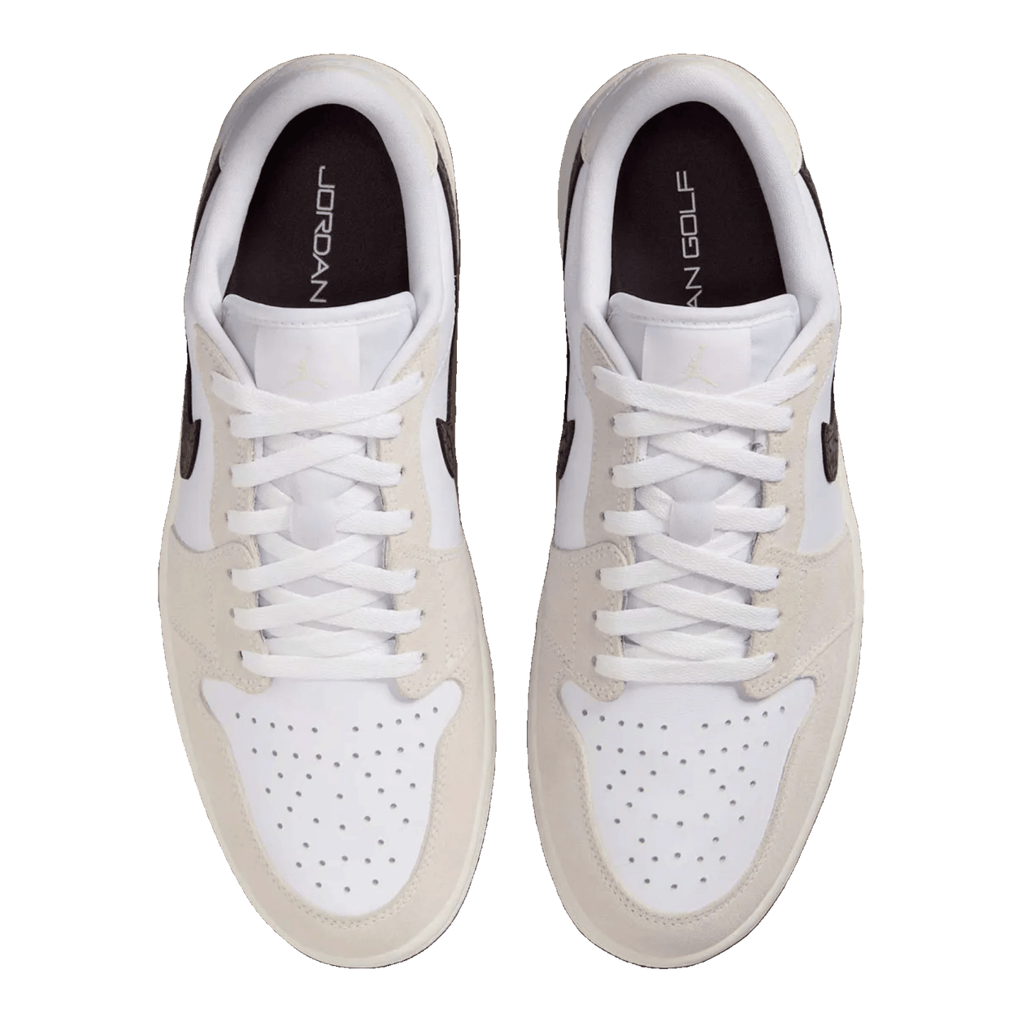 Nike Air Jordan 1 Retro Low Golf Light Orewood Elephant Oben
