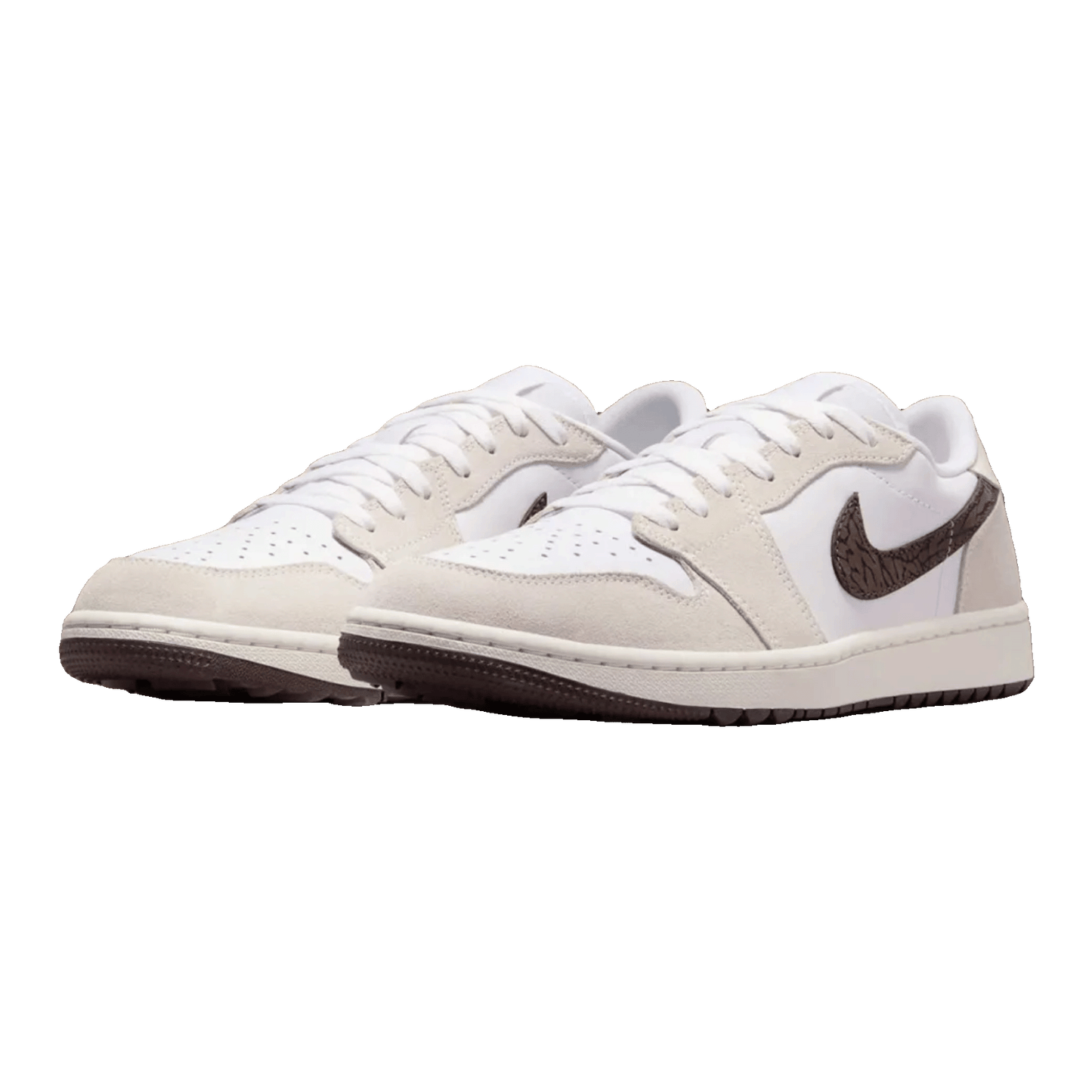 Nike Air Jordan 1 Retro Low Golf Light Orewood Elephant Side