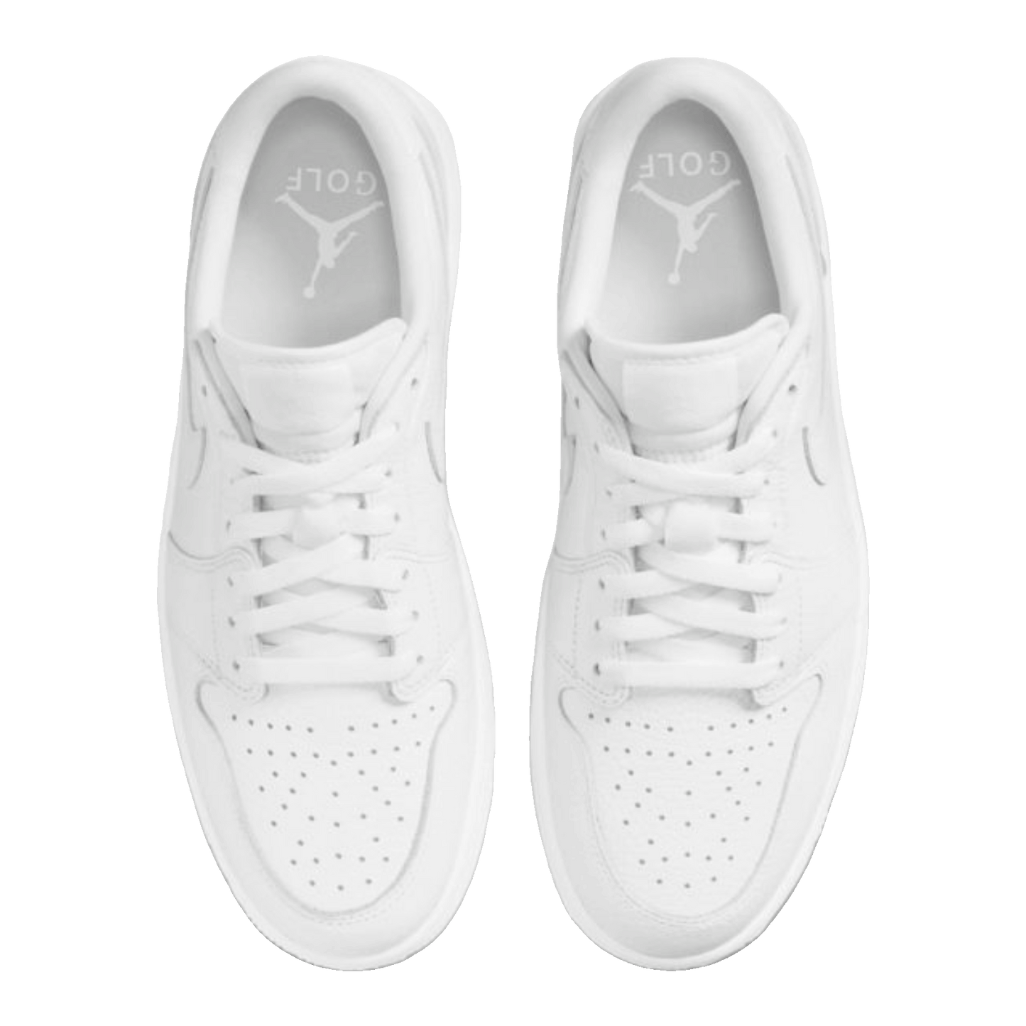 Nike Air Jordan 1 Retro Low Golf Triple White Oben